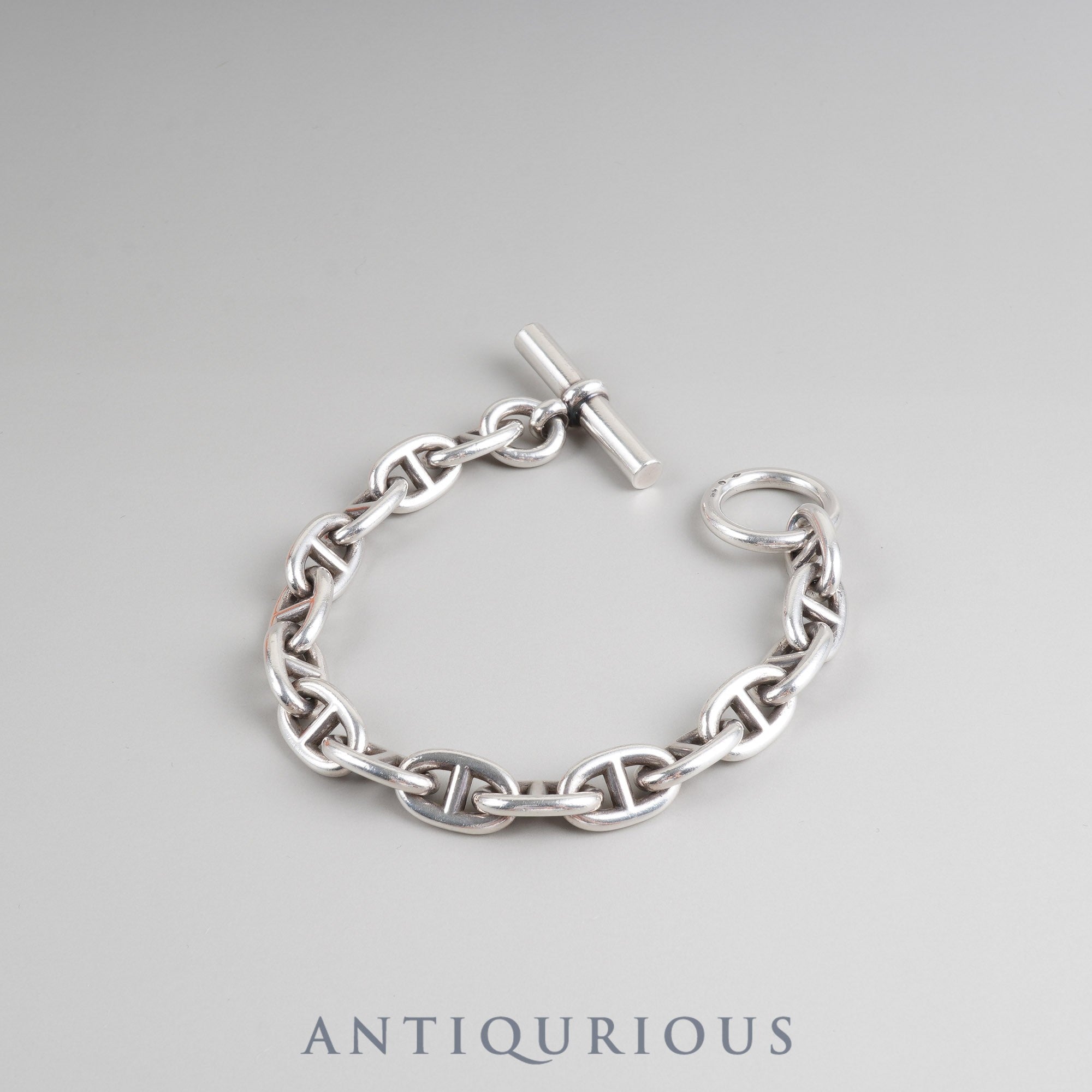 【HERMES】★日本未展開★Chaine d'ancre ブレスレット Silver HERMES エルメス ブレスレット シェーヌダンクル TGM Chaine