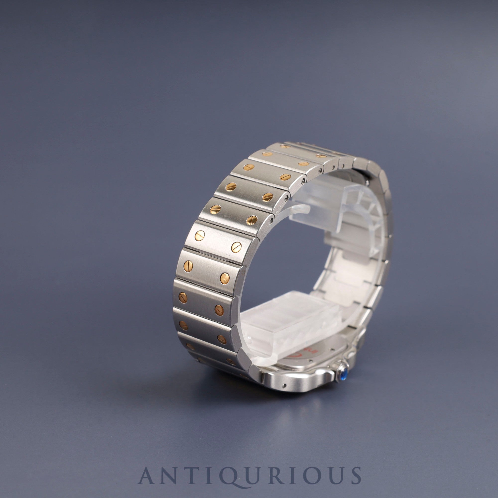 カルティエ サントス ガルベ LM W20011C4/1566 クォーツ Cal.687 SS/YG SS/YG アイボリー文字盤 箱 冊子 保証書(2006年)オーバーホール済み