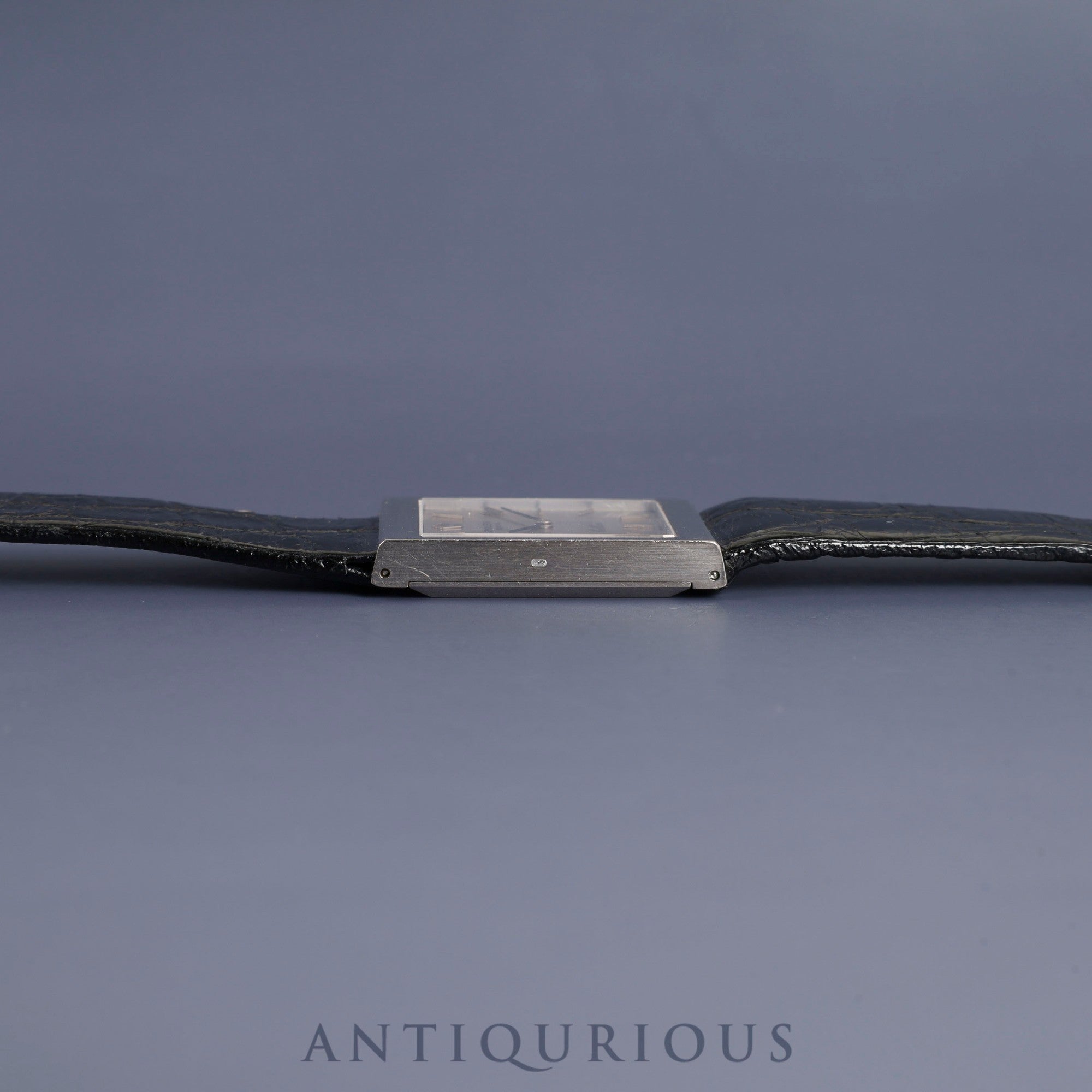 Rolex Cellini 4014 Manual winding Cal.1600 750 Leather Genuine buckle (GP) Silver dial No. 39 (1973) Overhauled