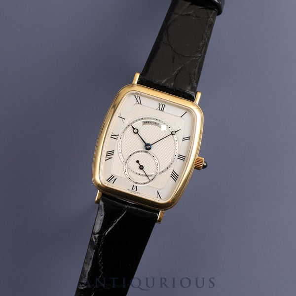 ブレゲ クラシックトノー 3490 手巻き Cal.818/4 YG 革 純正尾錠(750)アイボリー文字盤 オーバーホール済み