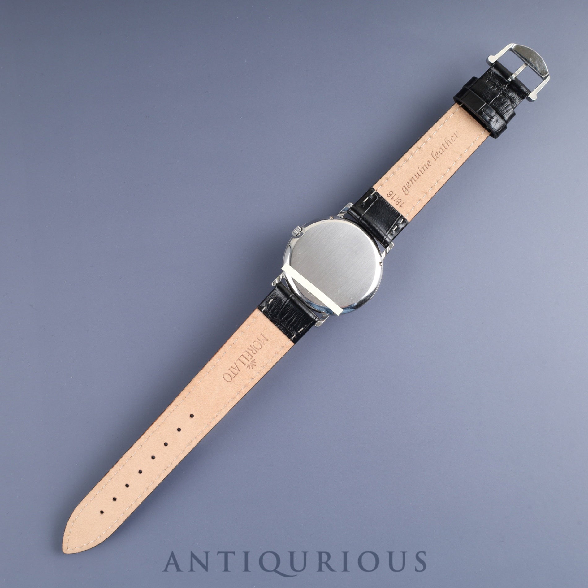 IWC Portofino 3331 Quartz Caliber 2210.5 Stainless Steel Leather Strap with Genuine Stainless Steel Buckle, White Dial, Overhauled