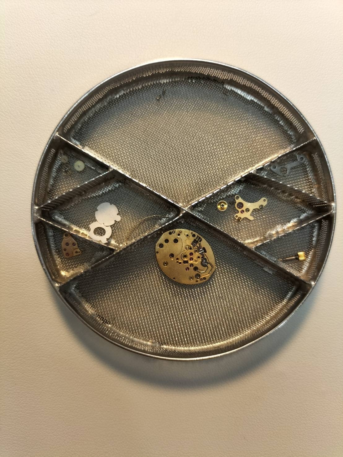 オメガ デ・ヴィル クォーツ Cal.1450 GP 純正革ベルト 純正尾錠(GP) ホワイトローマン文字盤 ケース オーバーホール済み