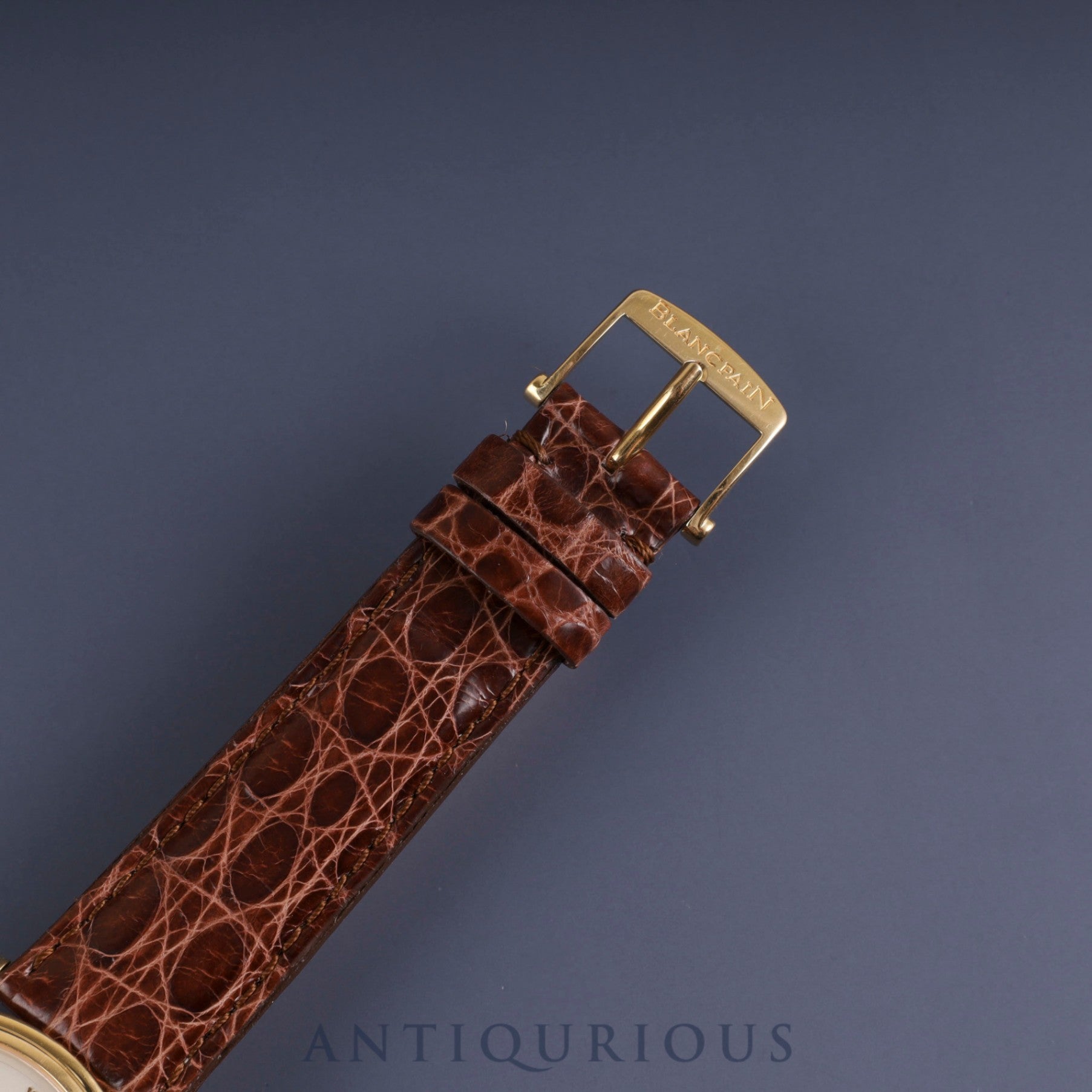 ブランパン ヴィルレ ウルトラスリム 0021-3318-55 手巻き Cal.21 750YG 純正革ベルト 純正尾錠(750YG)ホワイト文字盤