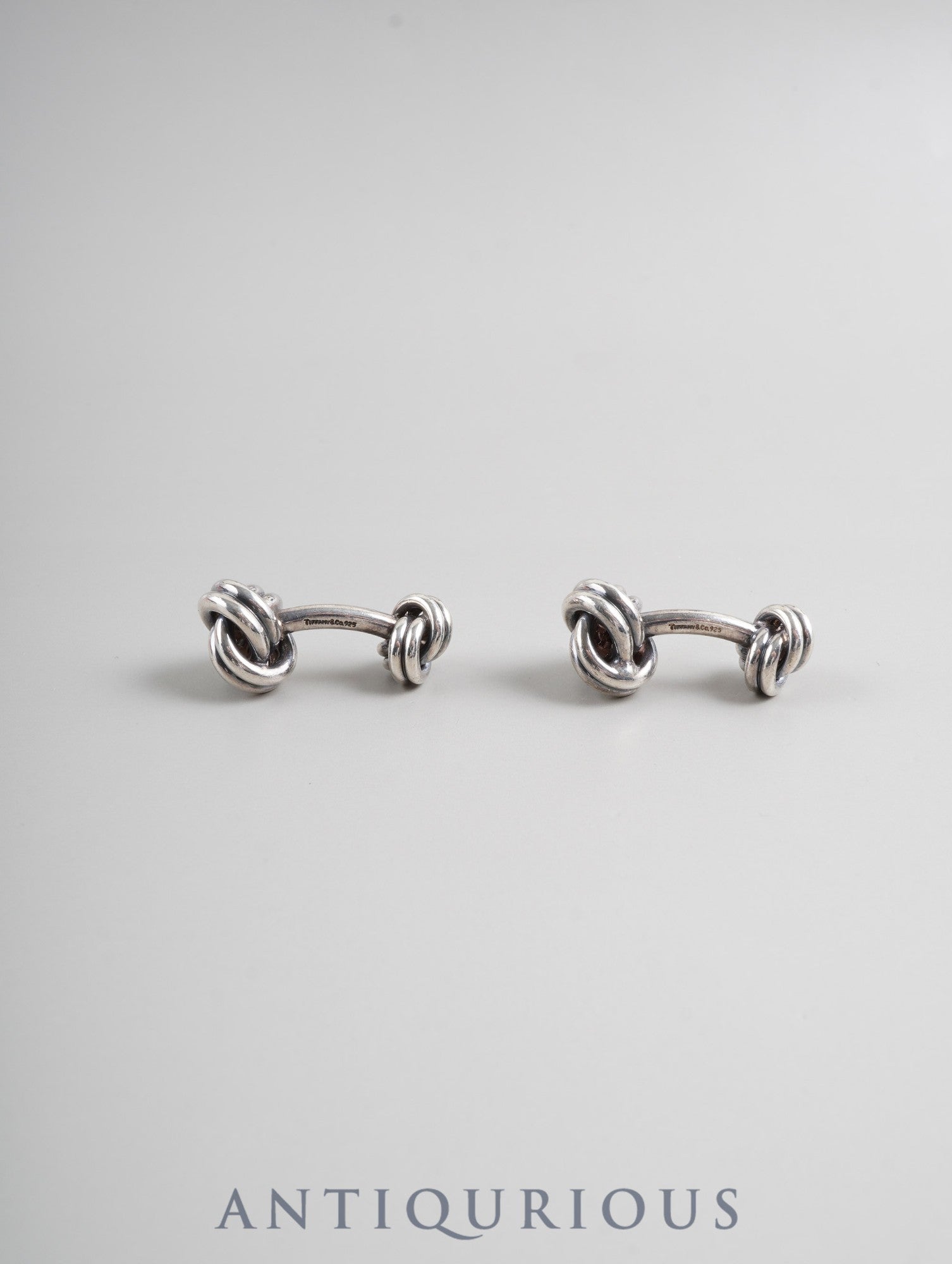 Tiffany Cufflinks Double Knot Sterling Silver (SV925)