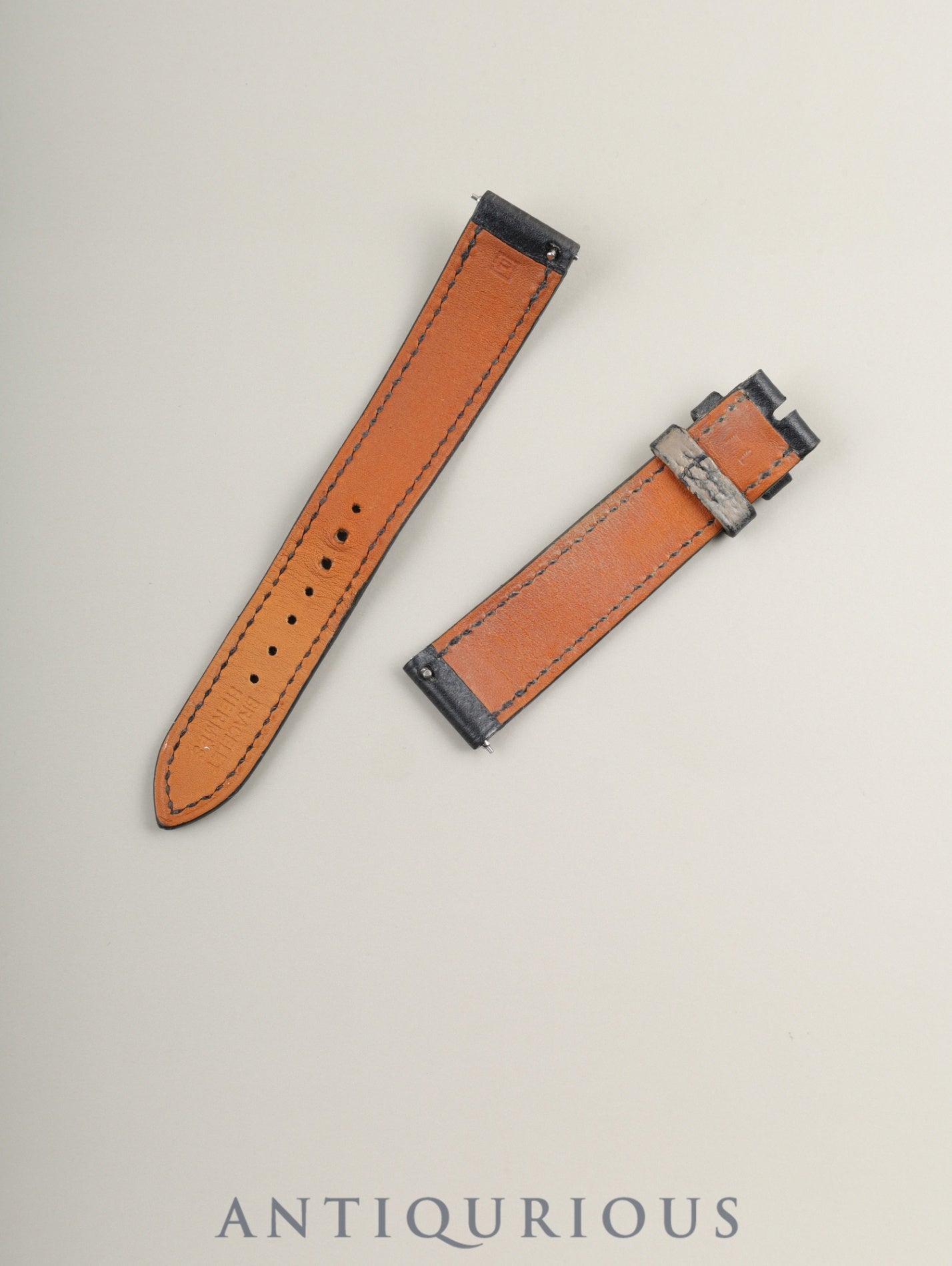 エルメス Hウォッチ HH1.210 クォーツ SS 革 純正尾錠(SS) ホワイト文字盤 純正革ベルト(□P刻印:2012年) オーバーホール済み