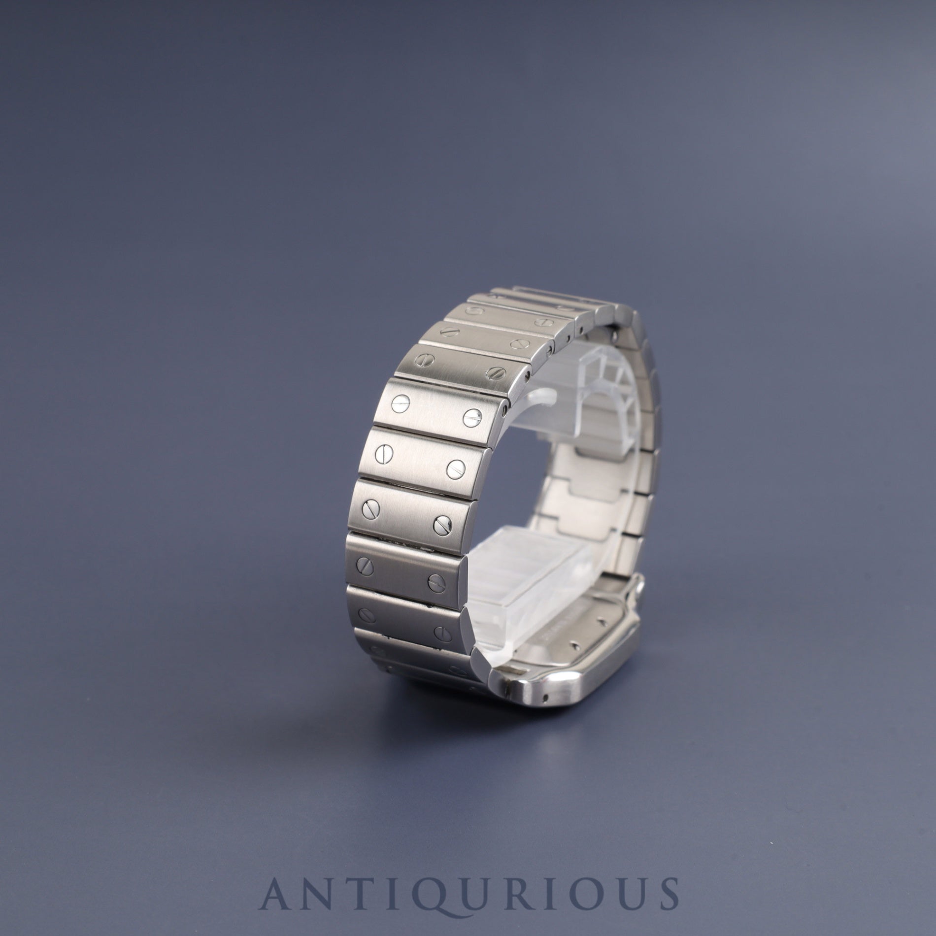 カルティエ サントス ガルベ LM W20055D6 / 2319 自動巻き SS SS シルバーギョーシェ文字盤 カルティエブティックにてコンプリートサービス(フルメンテナンス)済み