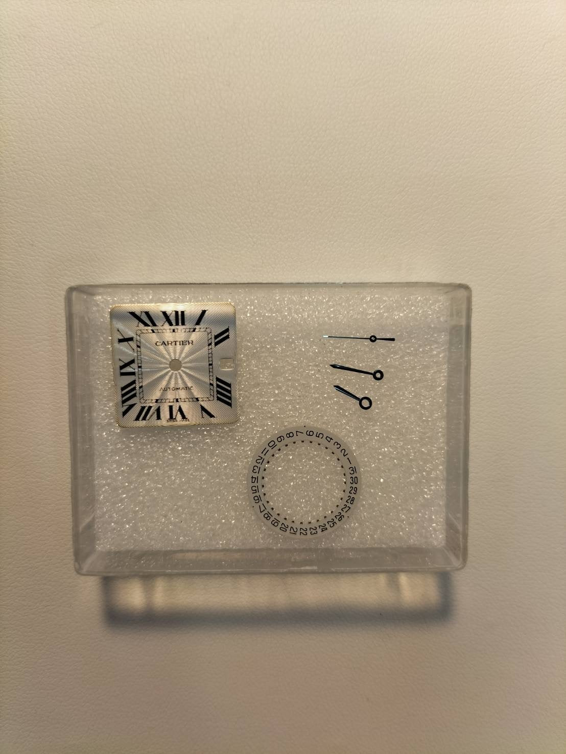 Cartier Santos Galbee LM 2319 Automatic Caliber - Stainless Steel Silver Guilloche Dial 29 x 40mm Box Booklet Overhauled