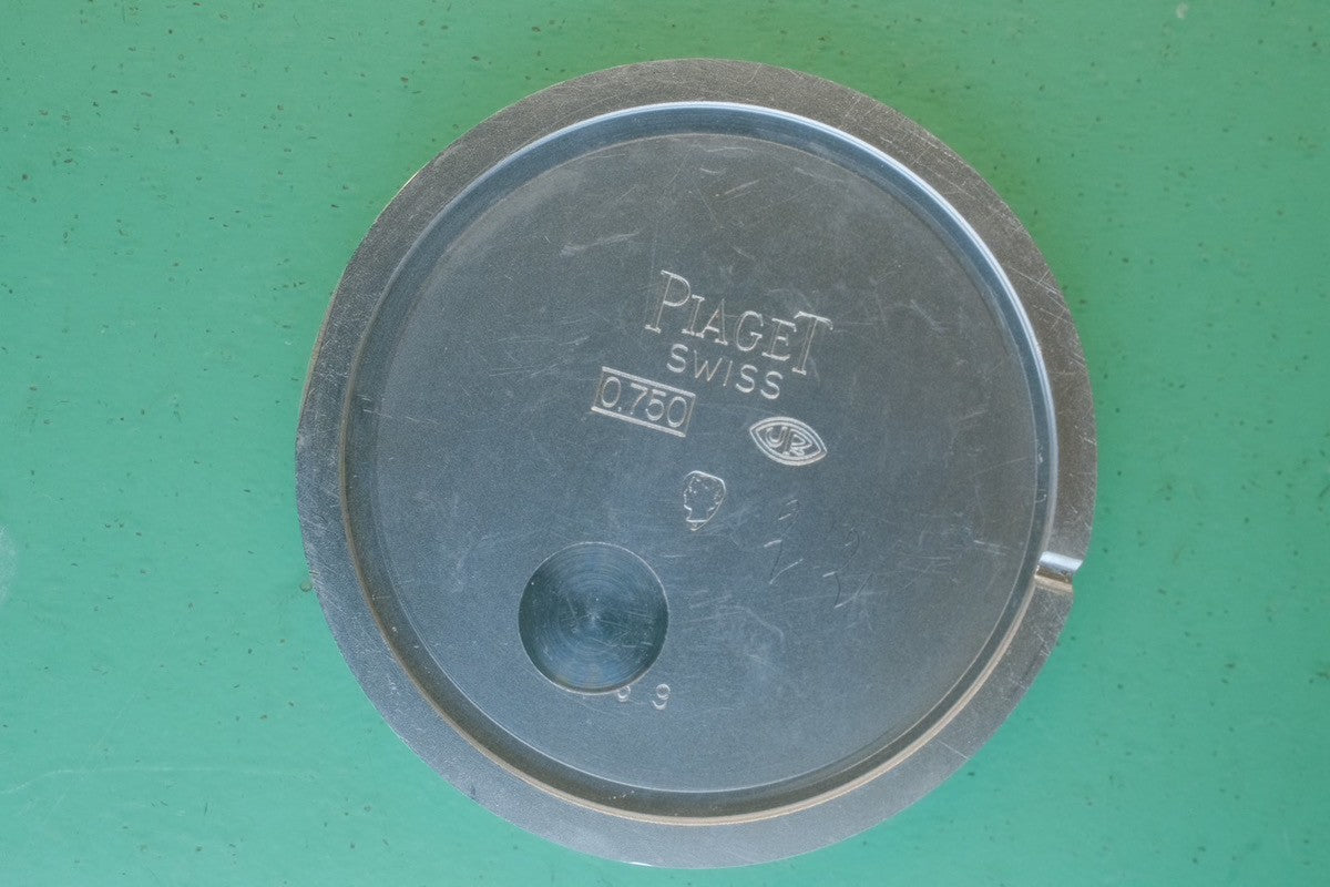 ピアジェ ラウンド 903 手巻き Cal.9P1 750 革 純正尾錠(750)ホワイトローマン文字盤 純正ベルト オーバーホール済み