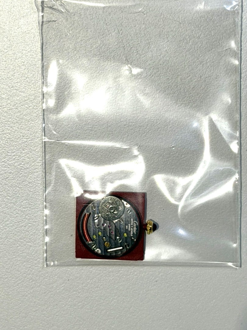 カルティエ マストタンク LM 590005 クォーツ SV925 革 純正尾錠(GP) ストレートローマン文字盤 オーバーホール済み 新品仕上げ済み