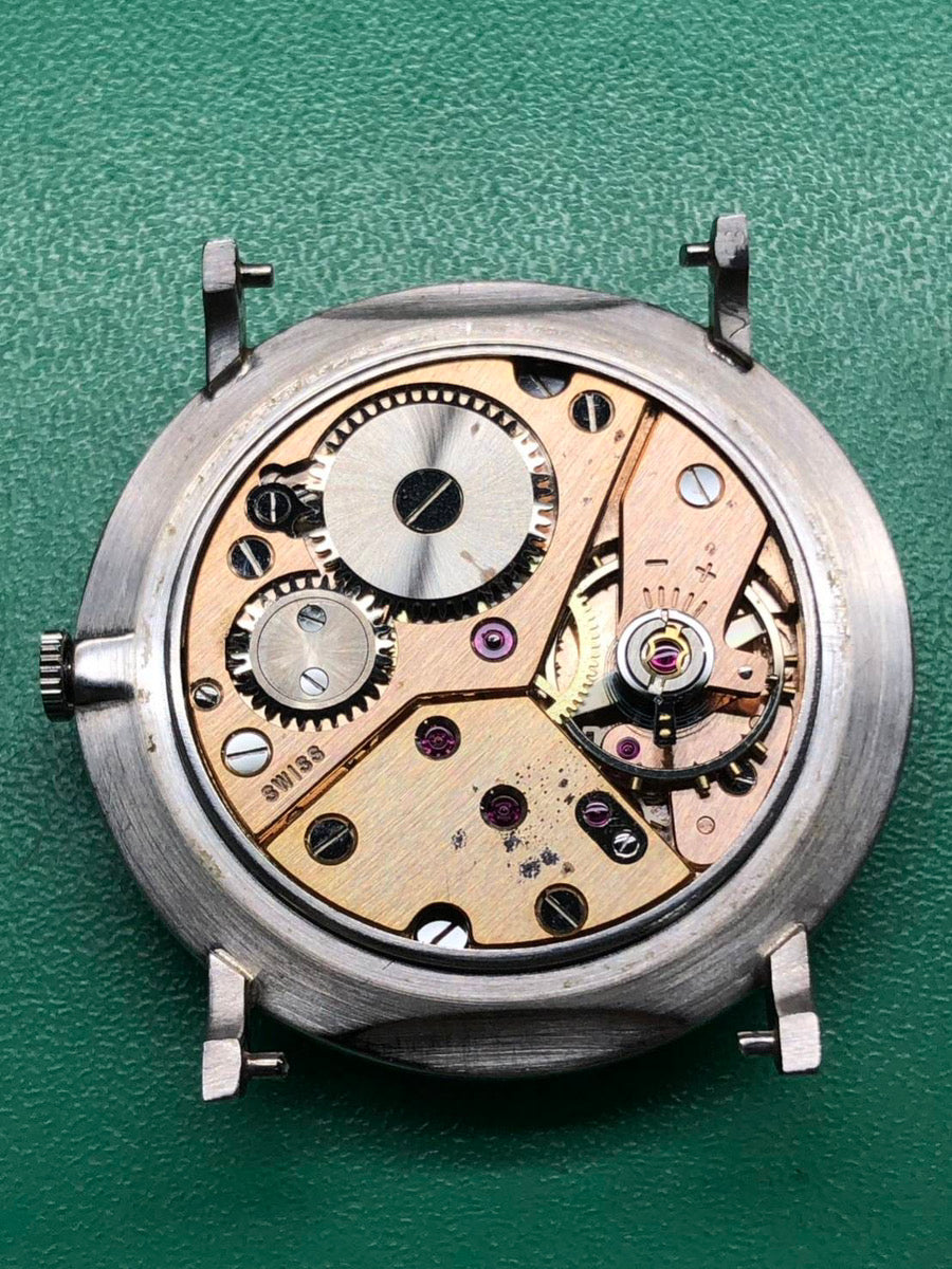 チューラー 10 84 H 手巻き Cal.320(プゾー製) WG 革 シャンパン文字盤 32mm