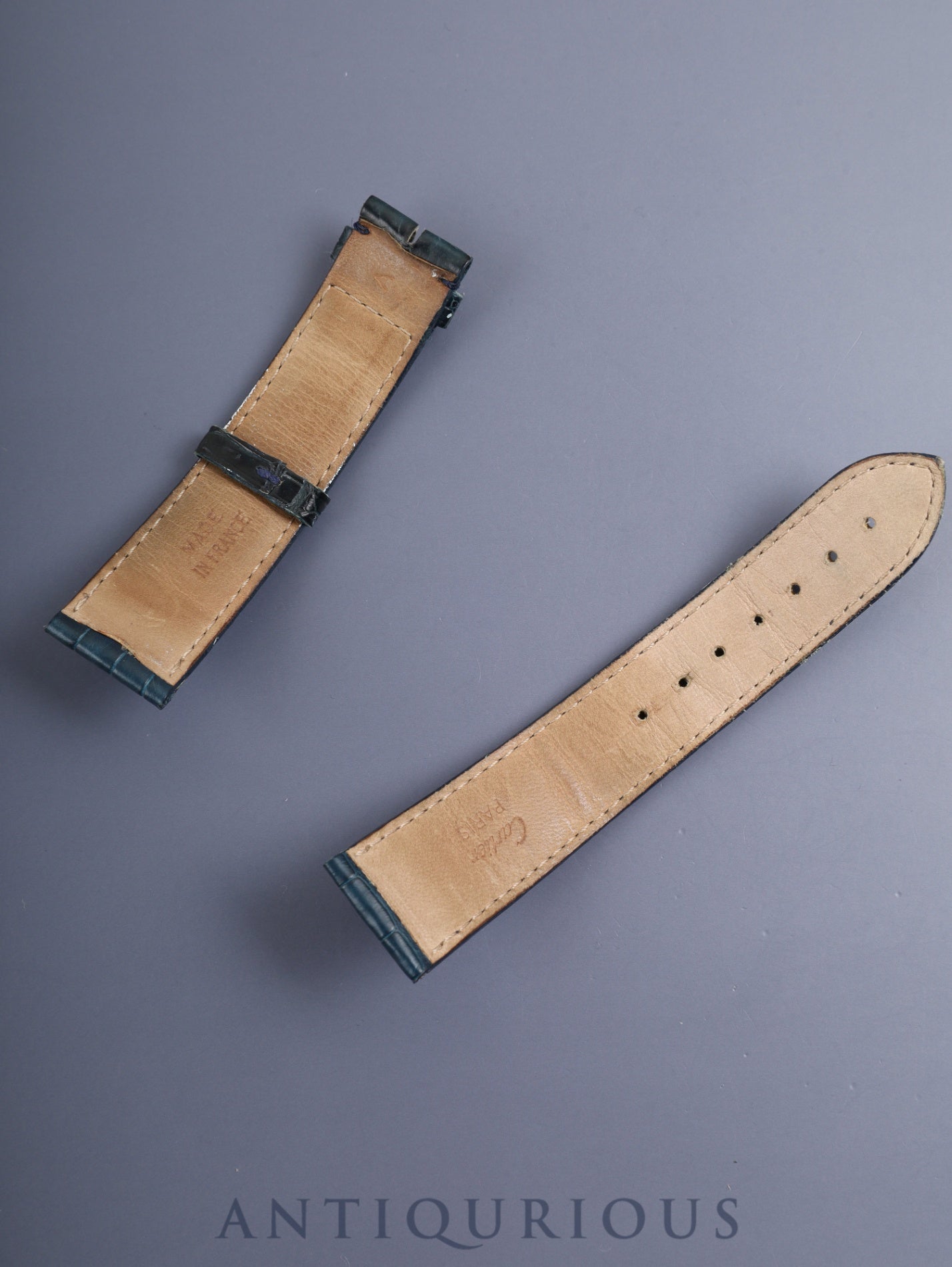 カルティエ タンク バスキュラント LM W1011358 / 2390 手巻き Cal.061 SS 革 純正ピンバックル(SS) ホワイトローマン文字盤 箱 保証書 オーバーホール済み