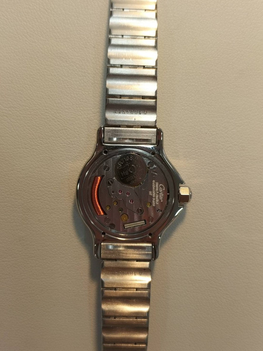 カルティエ サントス オクタゴン SM W2001683 / 187903 クォーツ Cal.87 SS/YG SS/YG アイボリーローマン文字盤 冊子 保証書 オーバーホール済み