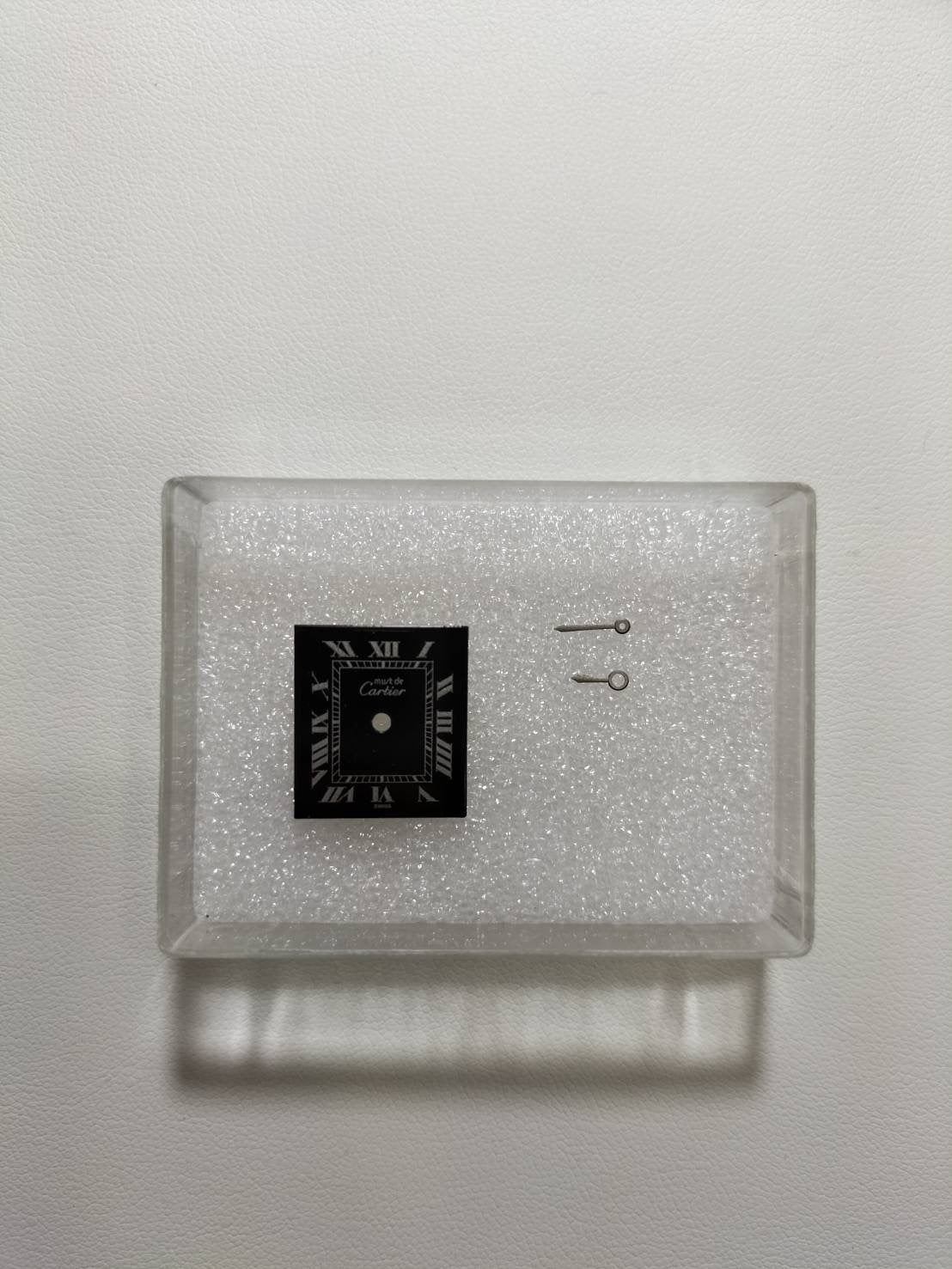 カルティエ マストタンク SM 3 手巻き Cal.78-1 SV925 革 純正ピンバックル(GP)ブラックローマン文字盤(SWISS表記)オーバーホール済み 新品仕上げ済み