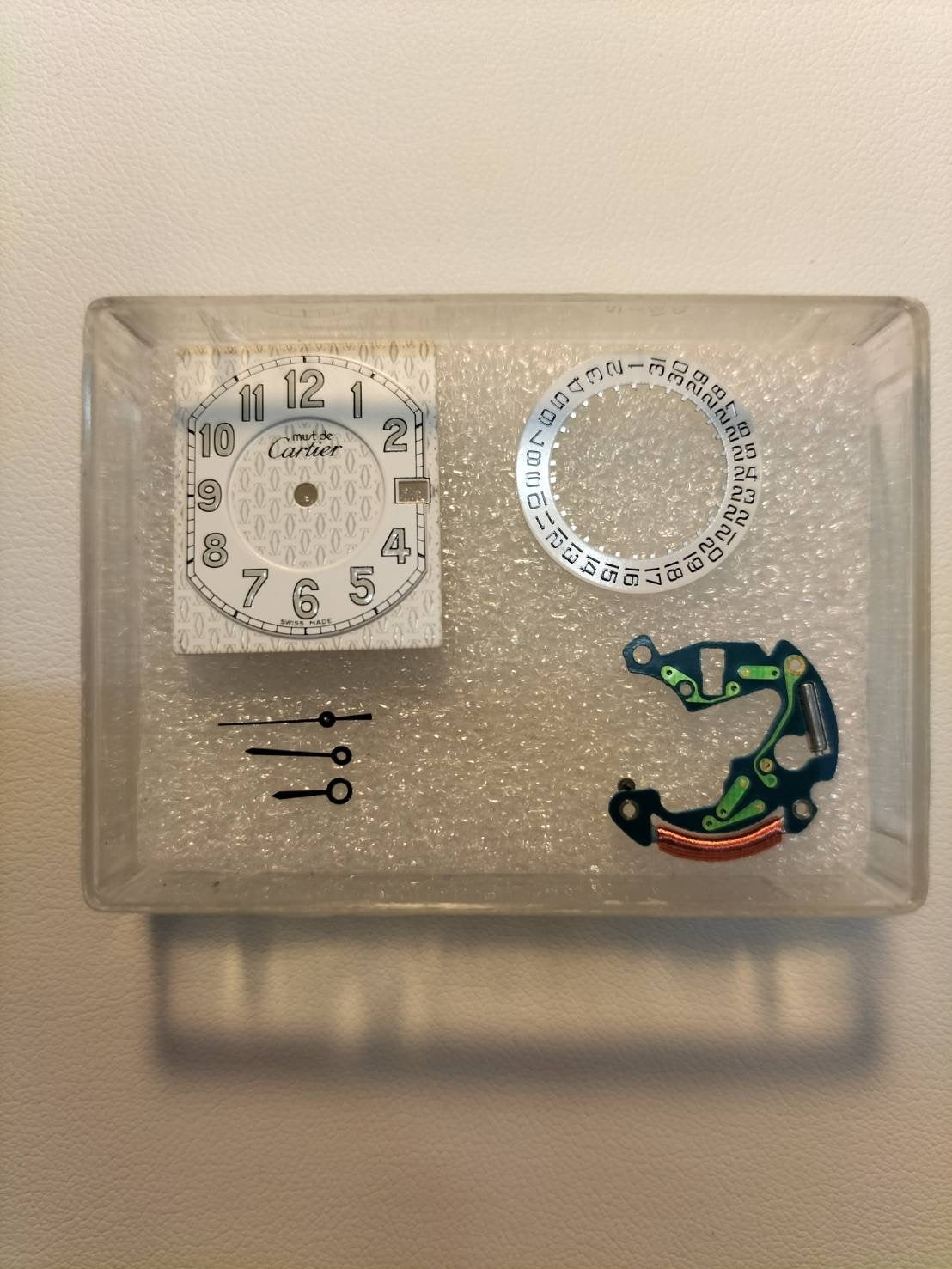 カルティエ マストタンク GM(XL) 2413 クォーツ Cal.87 SV925 革 純正ピンバックル(GP) テレフォンアラビア文字盤 (SWISS MADE表記) 箱 オーバーホール済み