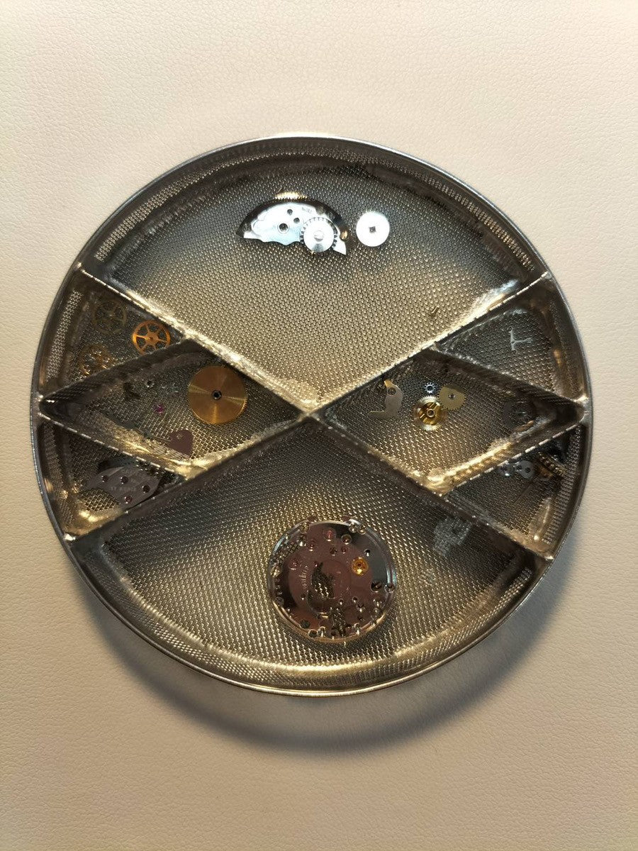 カルティエ マストタンク SM 手巻き Cal.78-1 SV925 革 純正尾錠(GP) アイボリー文字盤(SWISS MADE表記) カルティエブティックにてアフターサービス済み オーバーホール済み