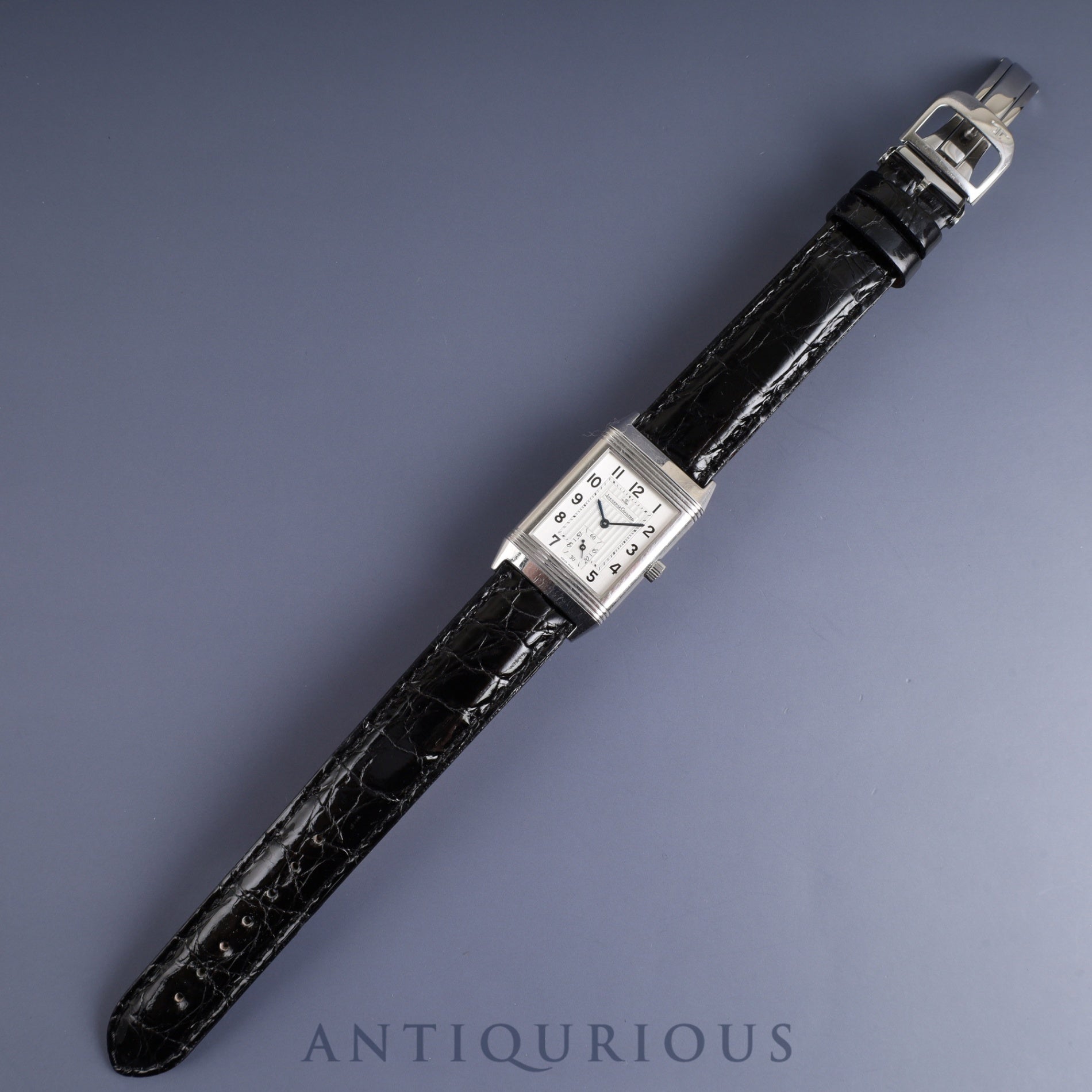 Jaeger-LeCoultre Reverso Classic 252.8.71 Manual winding Cal.861 SS Leather Genuine buckle (SS) Silver dial Box Warranty (2005) Booklet Overhauled