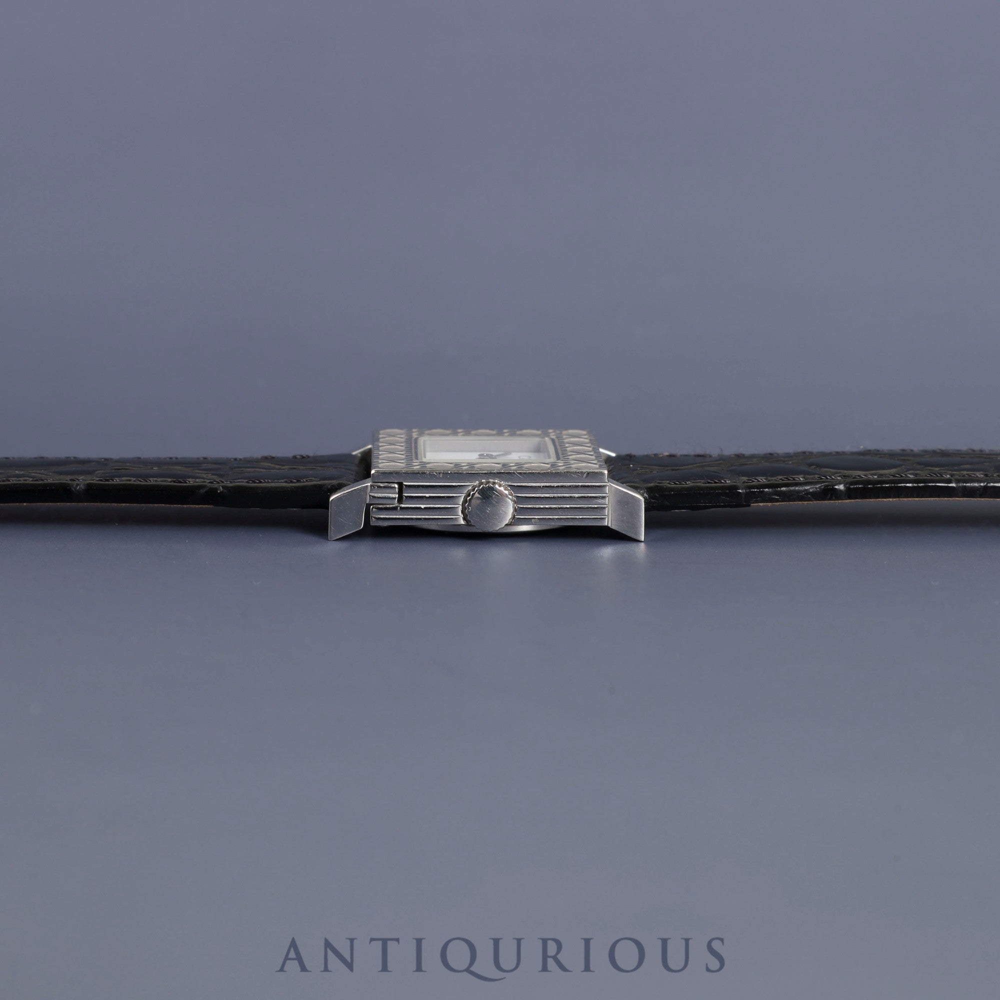 Christian Dior La Parisienne D60-109 Quartz Cal.980.003 SS Leather Genuine Buckle (SS) White Dial Overhauled