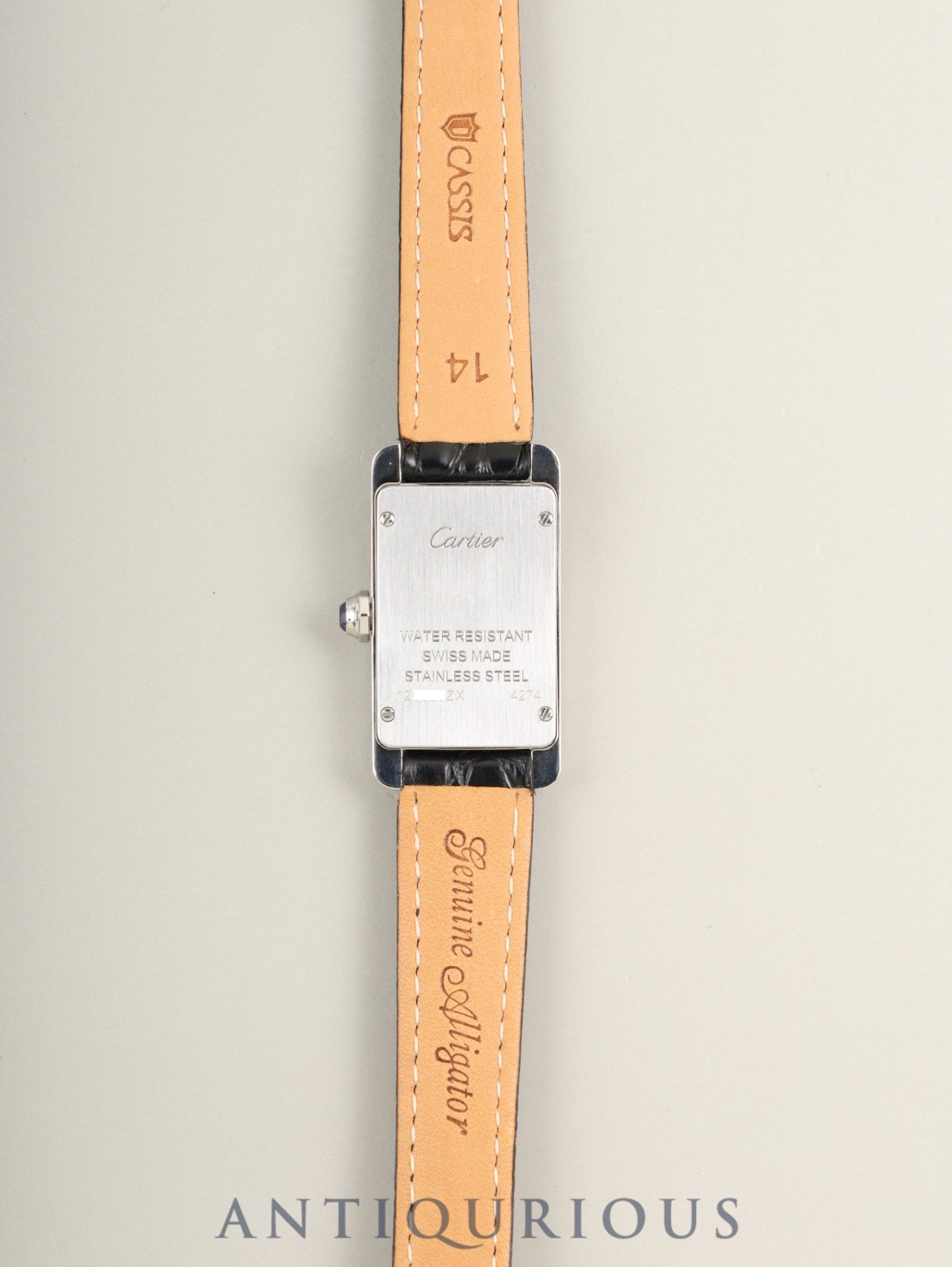 Cartier Tank Américaine SM WSTA0016 / 4274 Quartz Cal.157 SS Leather Original buckle (SS) Silver Roman dial (SWISS MADE) Warranty (2020) Overhauled