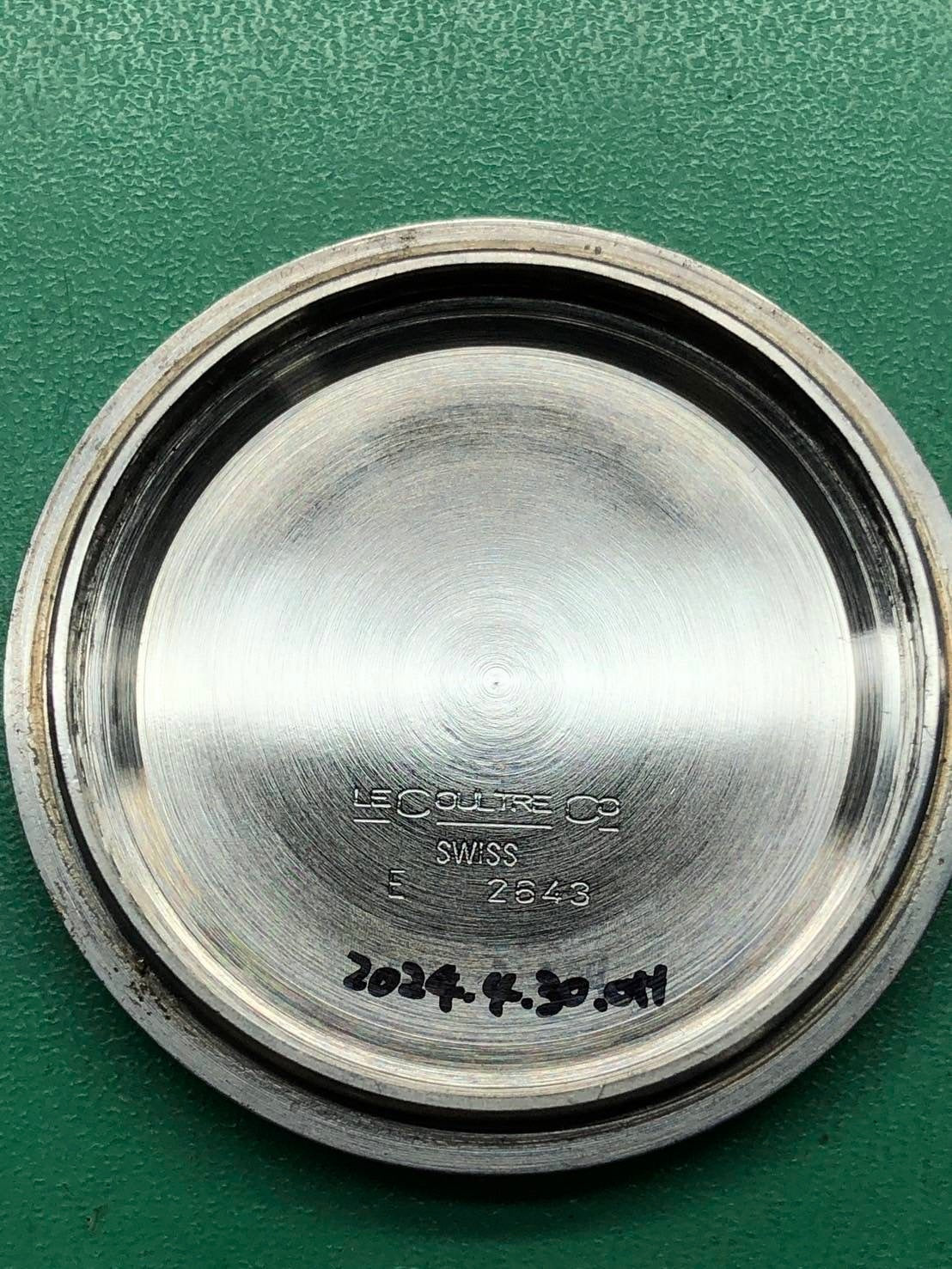 Jaeger-LeCoultre Shark Deep Sea E2643 Manual winding Cal.730 SS Leather Black dial