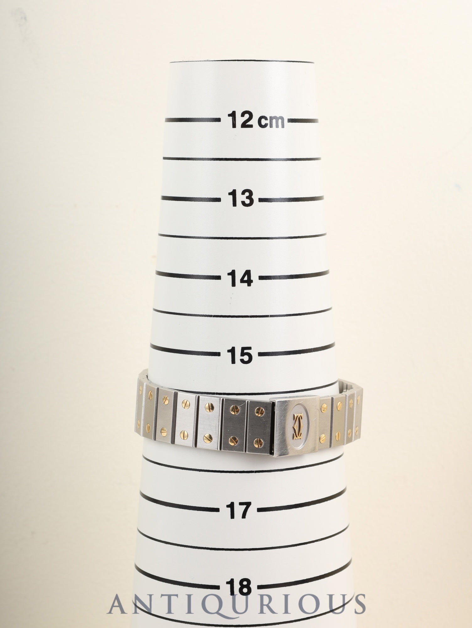 カルティエ サントス オクタゴン LM W2001583 / 187902 クォーツ Cal.87 SS/YG SS/YG アイボリーローマン文字盤(SWISS表記)オーバホール済み