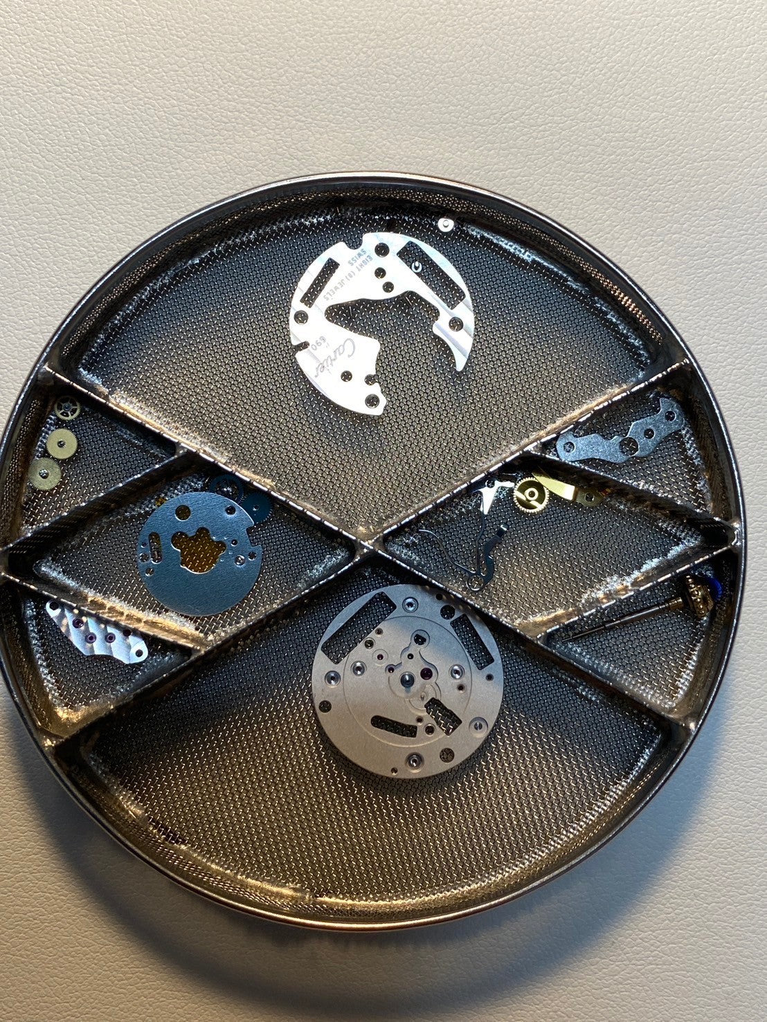 Cartier Must VLC Vendome LM 590003 Quartz Cal.690 SV925 Leather Genuine Buckle (GP) Ivory Dial Overhauled