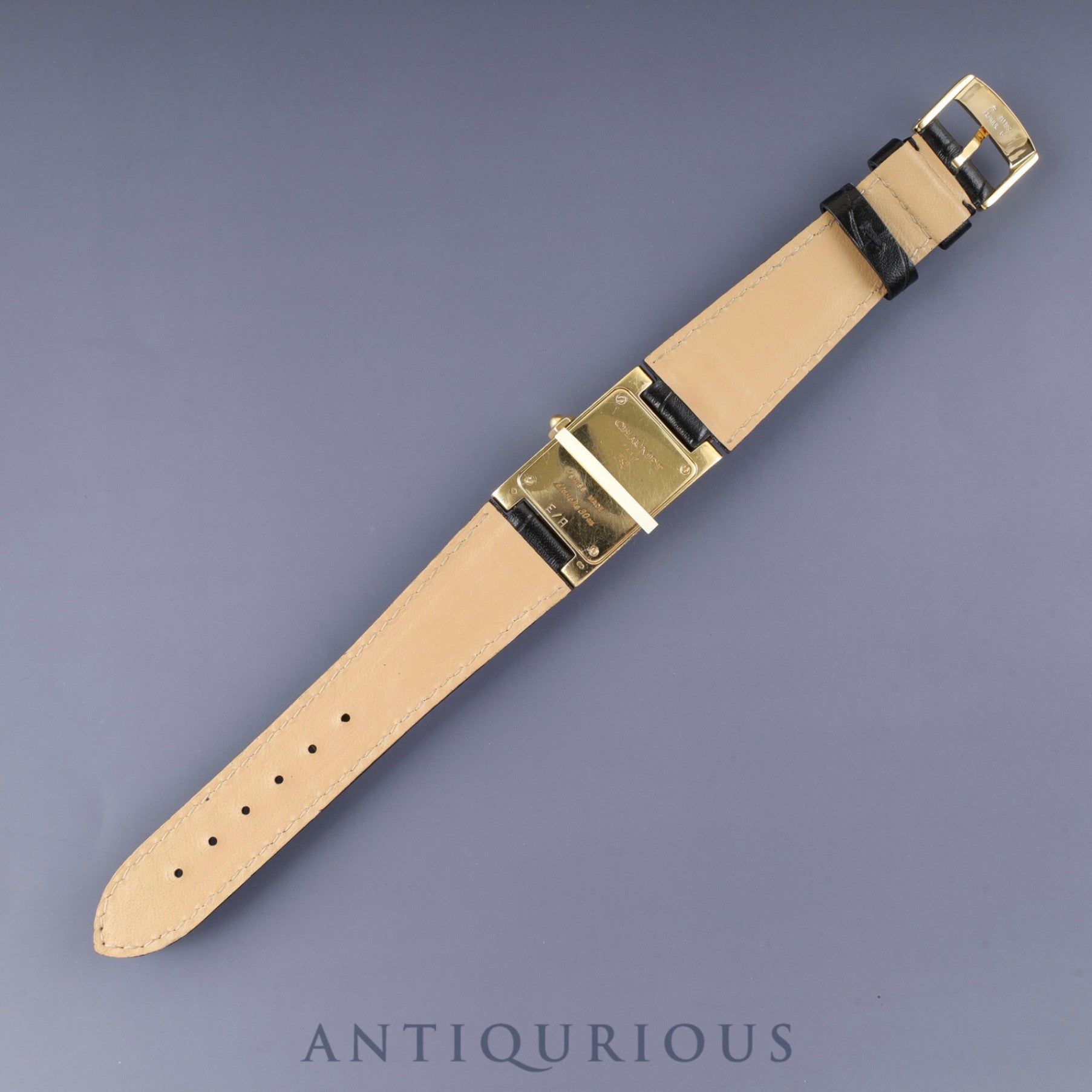 ショーメ スティル・ドゥ・ショーメ 750 クォーツ Cal.- 750YG 純正尾錠(GP)アイボリー文字盤 オーバーホール済み