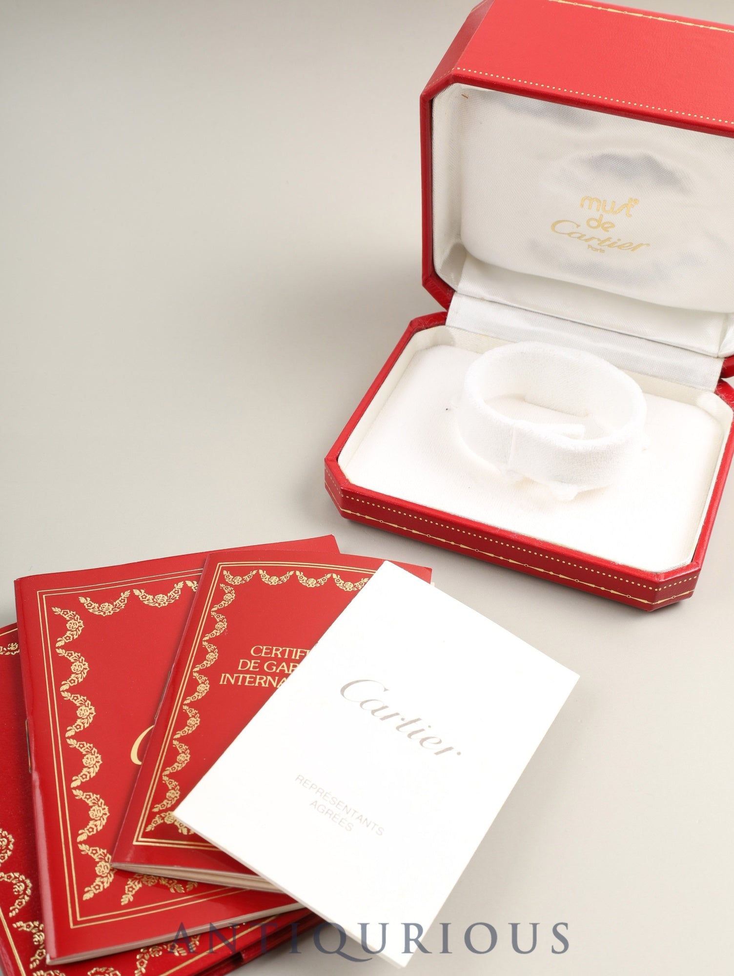 Cartier Must Vendôme VLC SM W1002254 / 1851 Quartz Caliber 690 SV925 Leather Strap with Genuine GP Buckle Ivory Roman Dial Box Booklet Warranty Card Overhauled