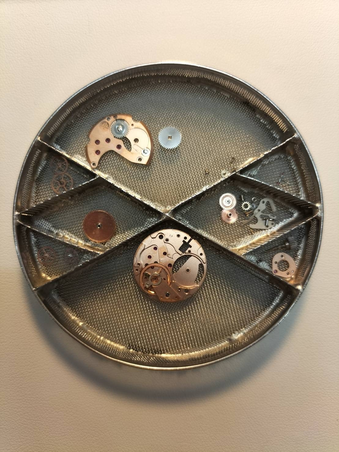 オメガ ジュネーブ 5110411 手巻き SS 純正革ベルト 純正尾錠(SS) シルバー文字盤 オーバーホール済み