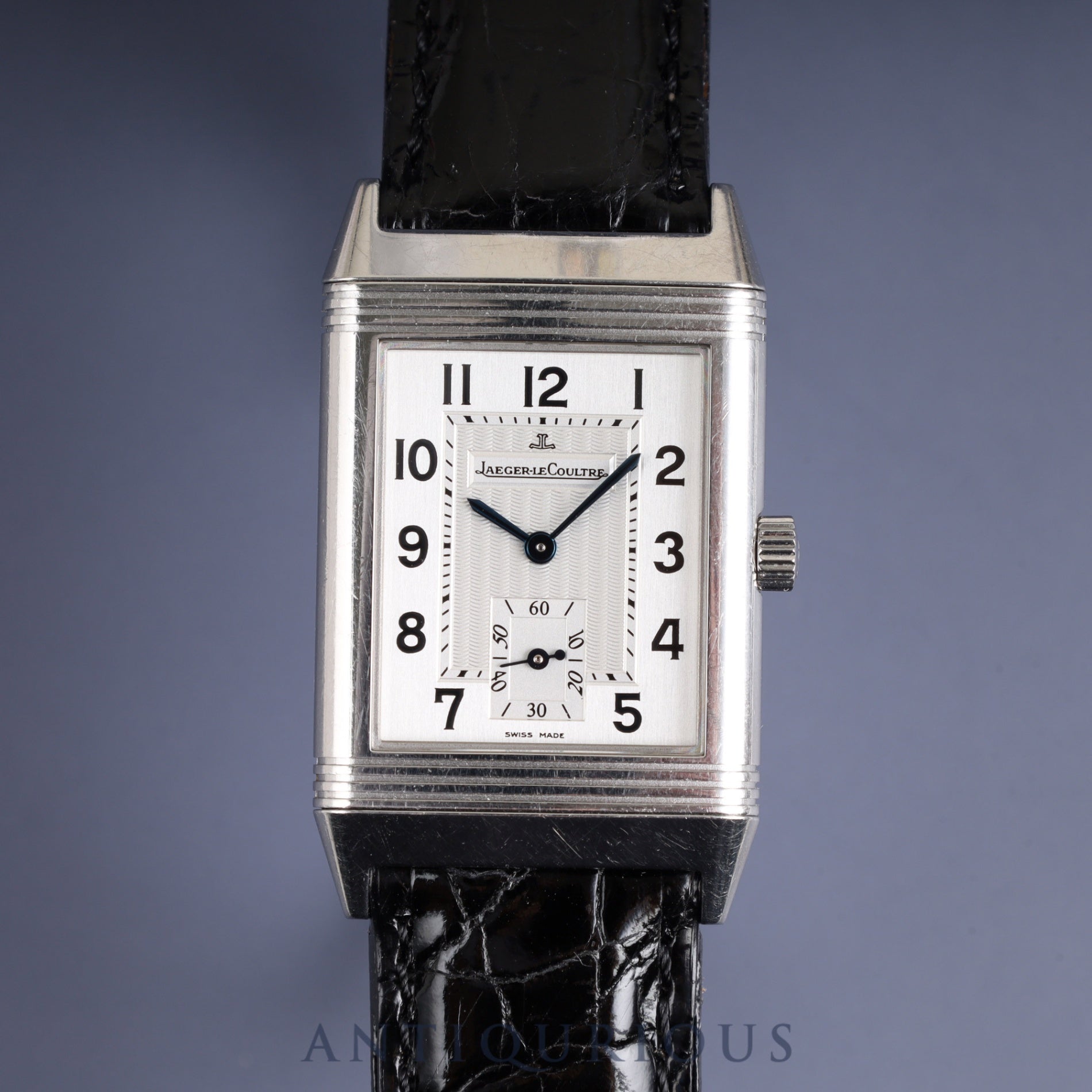 Jaeger-LeCoultre Reverso Classic 252.8.71 Manual winding Cal.861 SS Leather Genuine buckle (SS) Silver dial Box Warranty (2005) Booklet Overhauled