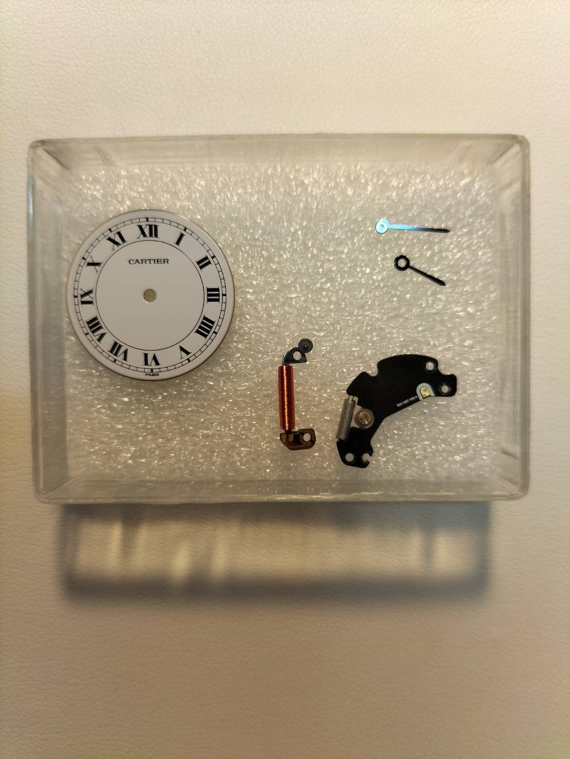 Cartier Vendome VLC SM 84734553 / 81002 Quartz Cal.81 750 Leather Genuine Buckle (GP) White Roman Dial Overhauled