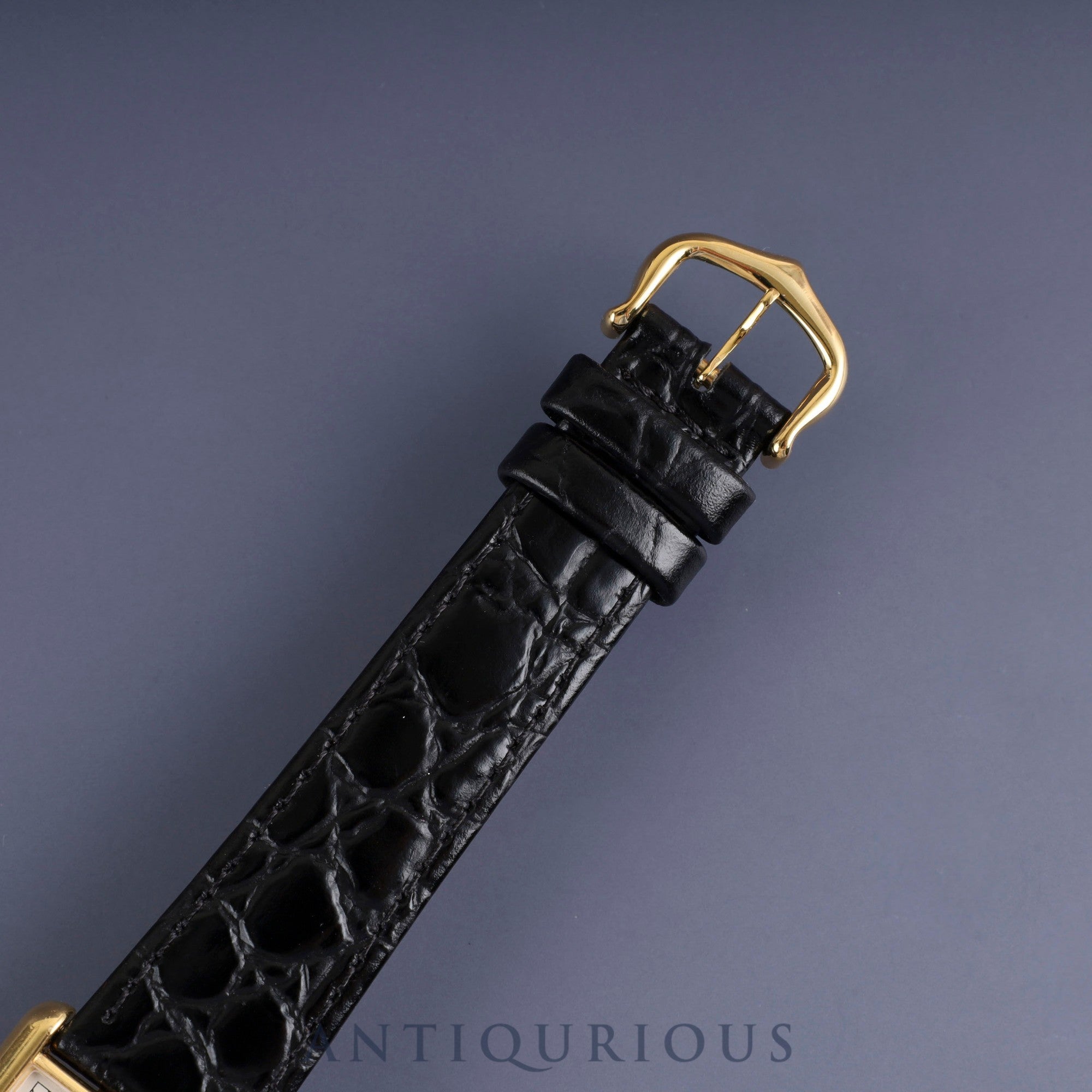 カルティエ マストタンク LM 590005 クォーツ Cal.90 SV925 革 純正尾錠(GP)アラビア文字盤 オーバーホール済み 新品仕上げ済み