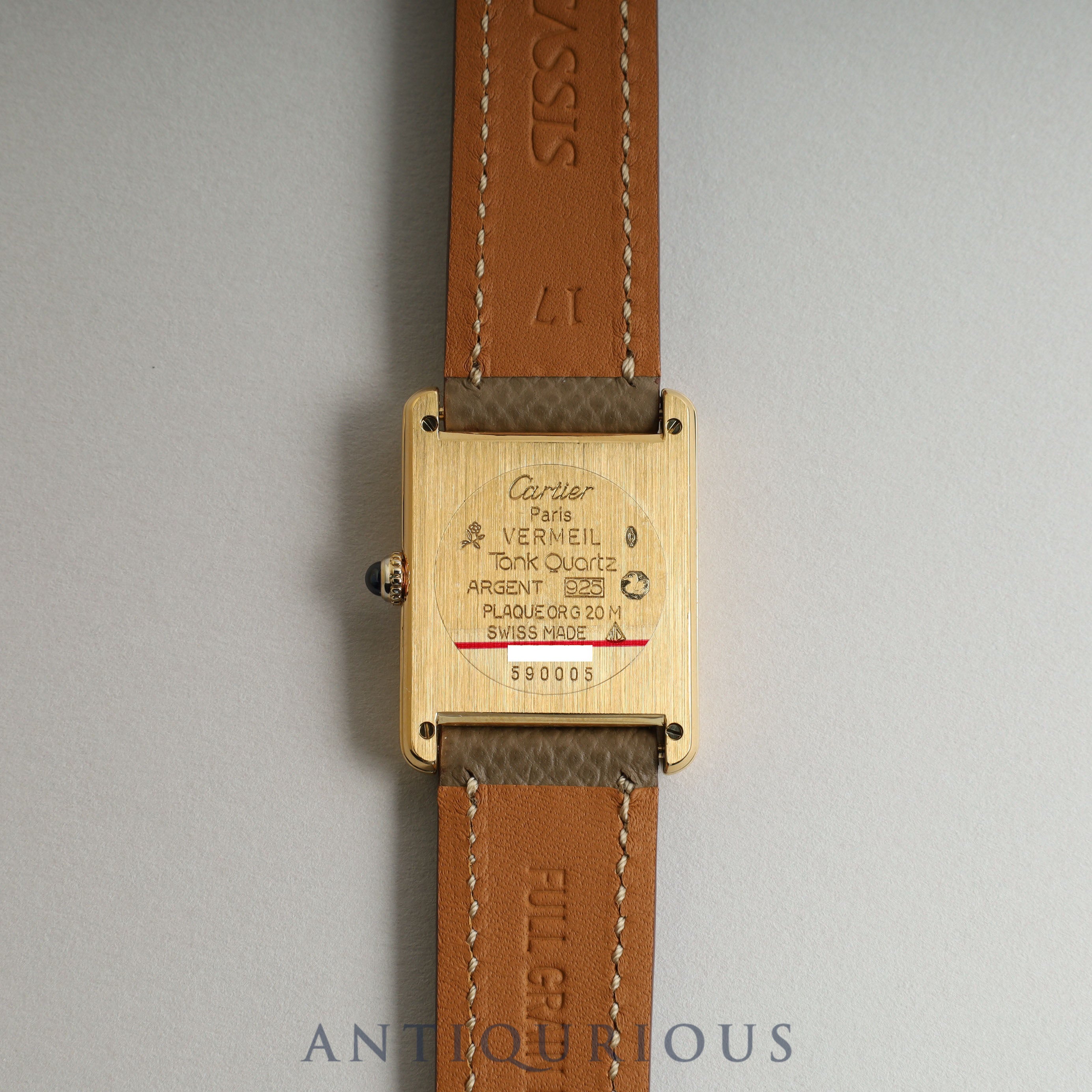 カルティエ マストタンク LM アイボリー文字盤 新品仕上げ済み 2023年7月コンプリートサービス済み