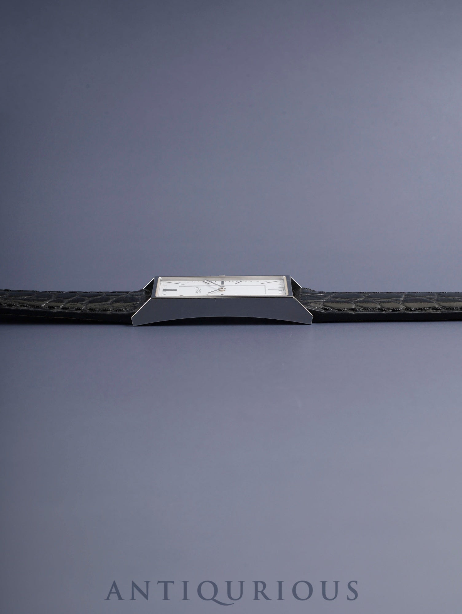 ダンヒル ウェイファー 8036 クォーツ Cal.ETA E03.001 SS 革 純正尾錠(SS) ホワイト文字盤 箱 説明書 保証書(無記載)純正ベルト オーバーホール済み