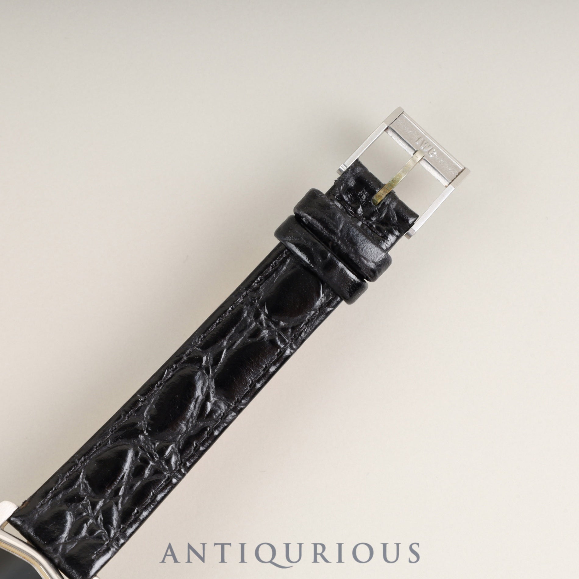 アイダブリュシー ダヴィンチライン 手巻き Cal.- SS 革 純正尾錠(SS)ブラック文字盤 オーバーホール済み