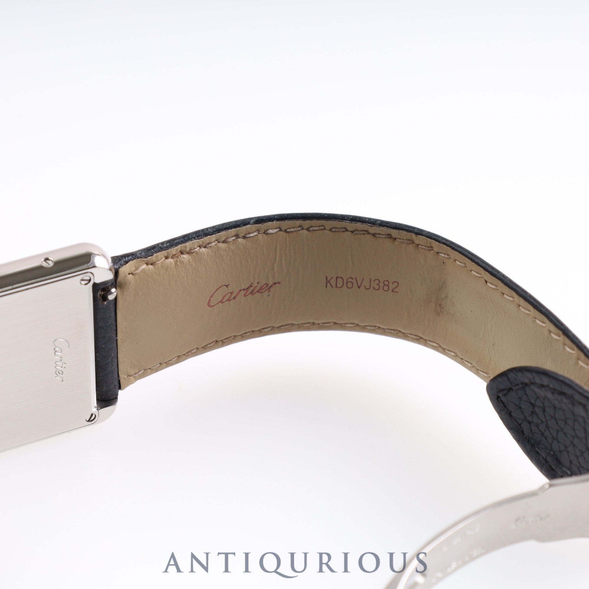Cartier Tank Solo LM Quartz WSTA0028 / 3169 SS Leather Silver Dial Box Warranty (2019)