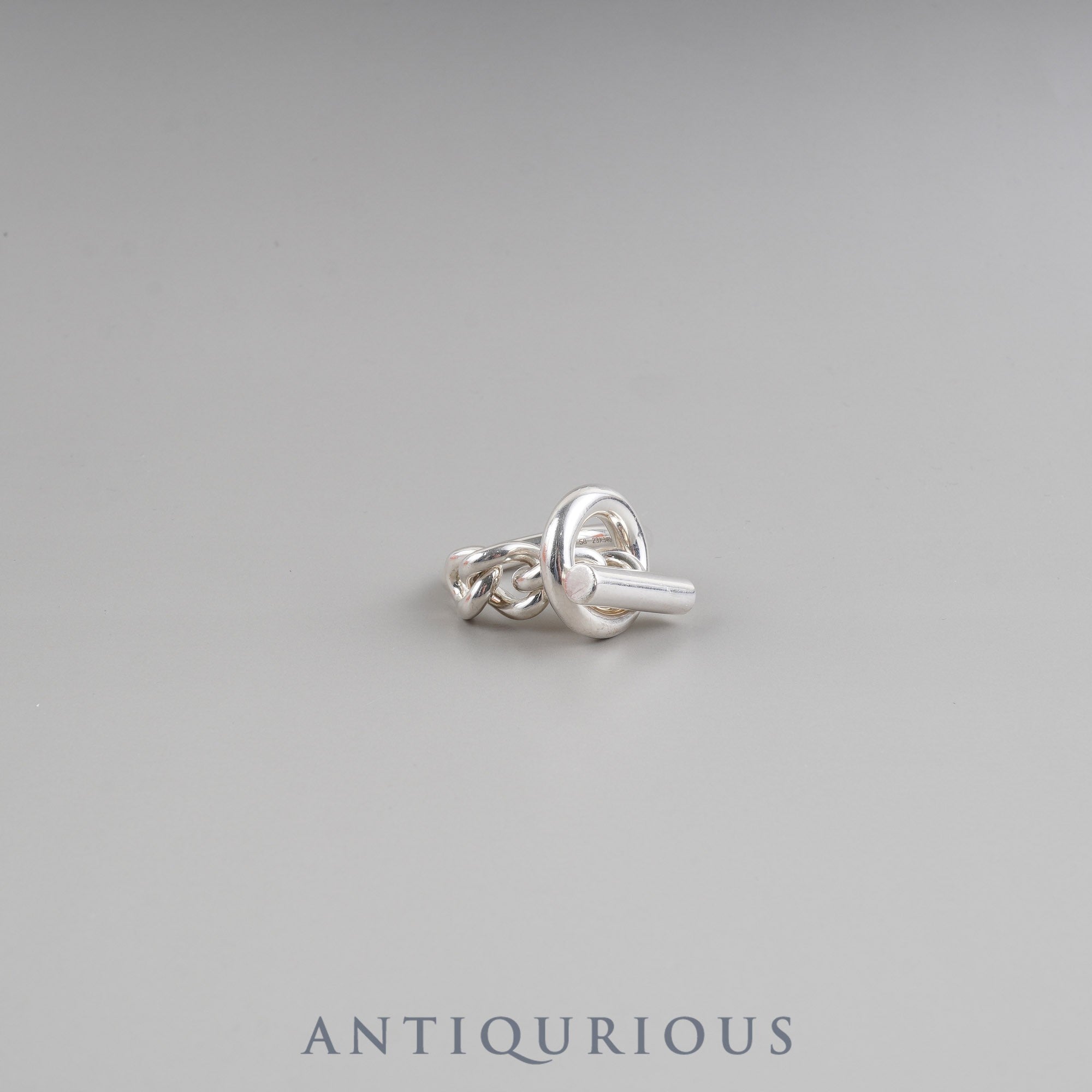 エルメス リング クロワゼット スターリングシルバー #58 23年刻 箱 冊子 保証書(2024年)