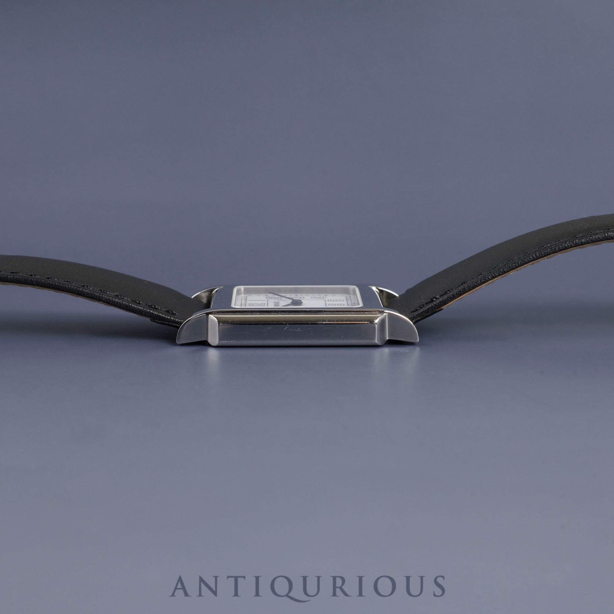 ティファニー クラシックスクエア 525.1030 クォーツ Cal.901.001 SS 純正革ベルト 純正尾錠(SS) ホワイトアラビア文字盤 オーバーホール済み