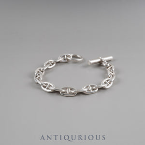 Hermes Chaine d'Ancre Bracelet MM SV925 17 Links 15 Years Scale