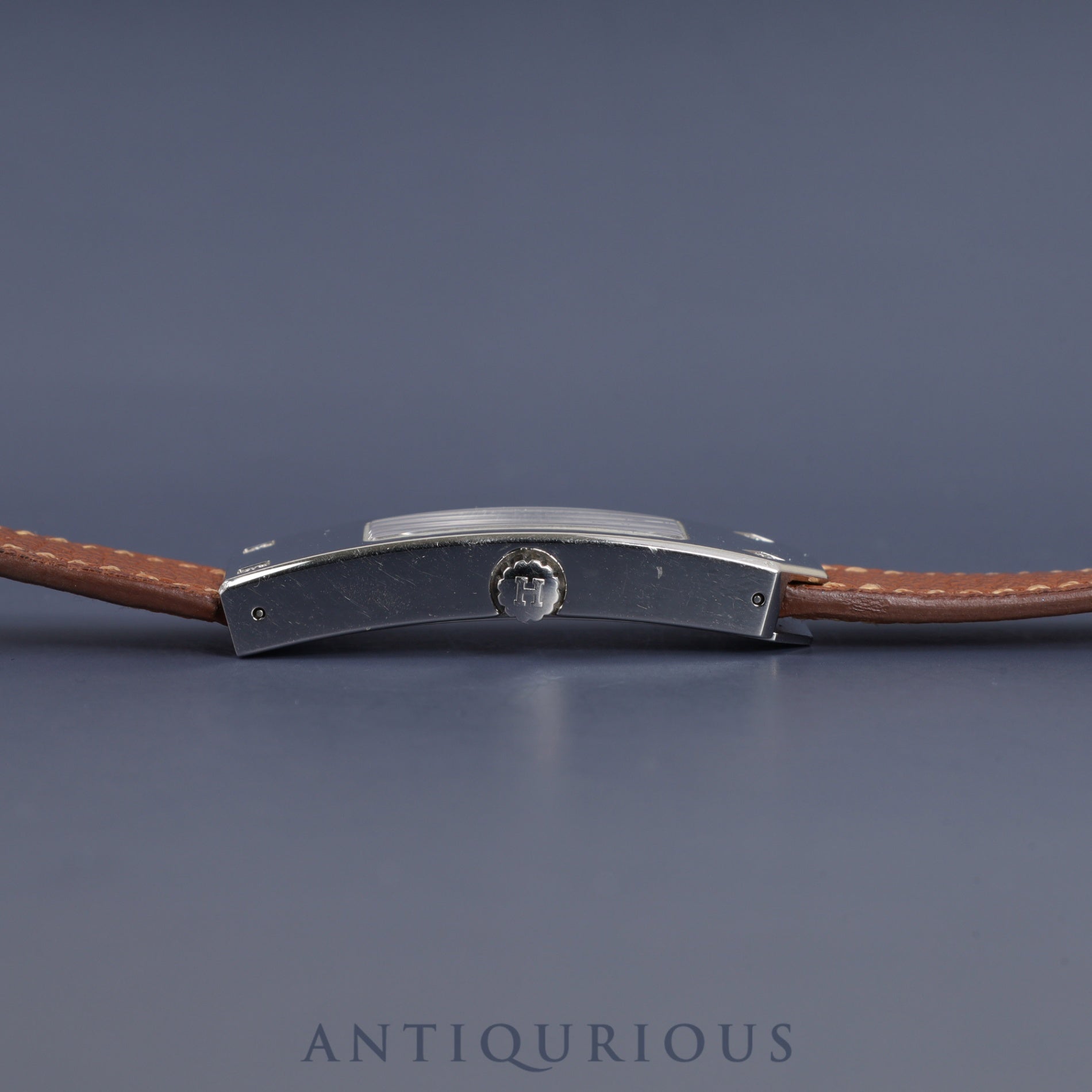 Hermes Kelly 2 4P Diamond KT1.230 Quartz Cal.280.002 SS Genuine Leather Strap (□Q Stamp: 2013) Genuine Buckle (SS) White Dial Overhauled