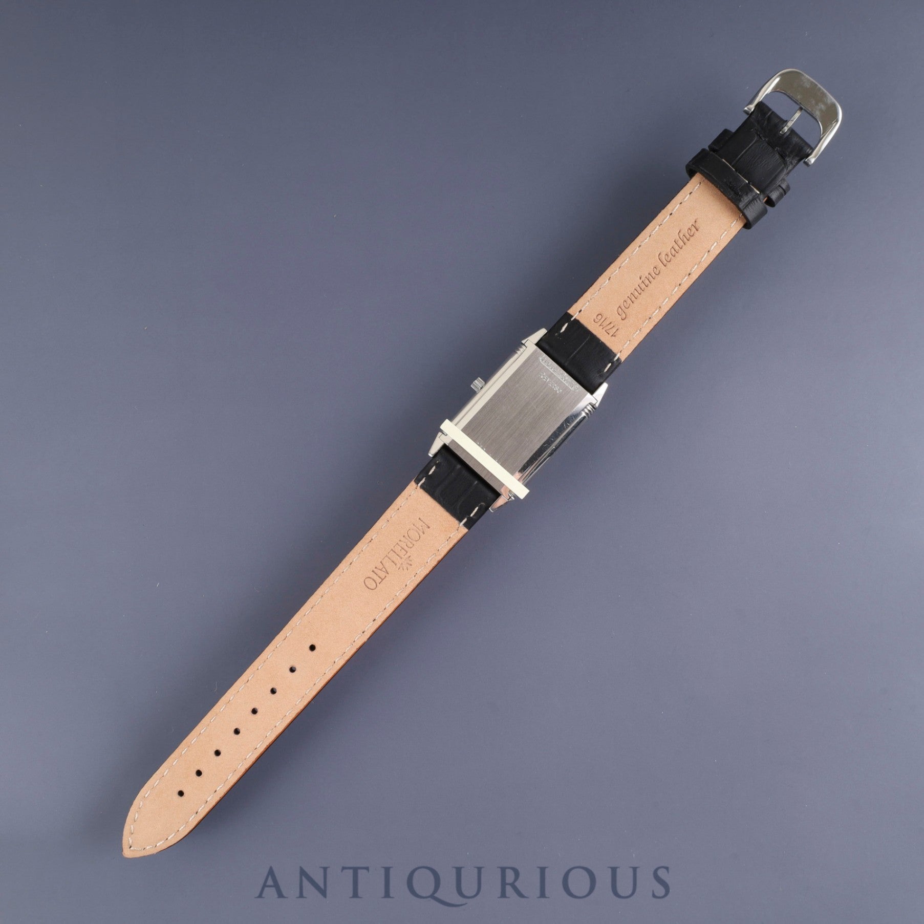 Jaeger-LeCoultre Reverso Classic 250.8.86 Manual Winding Caliber 846/1 Leather Strap Genuine Buckle (SS) Silver Arabic Dial Box Overhauled