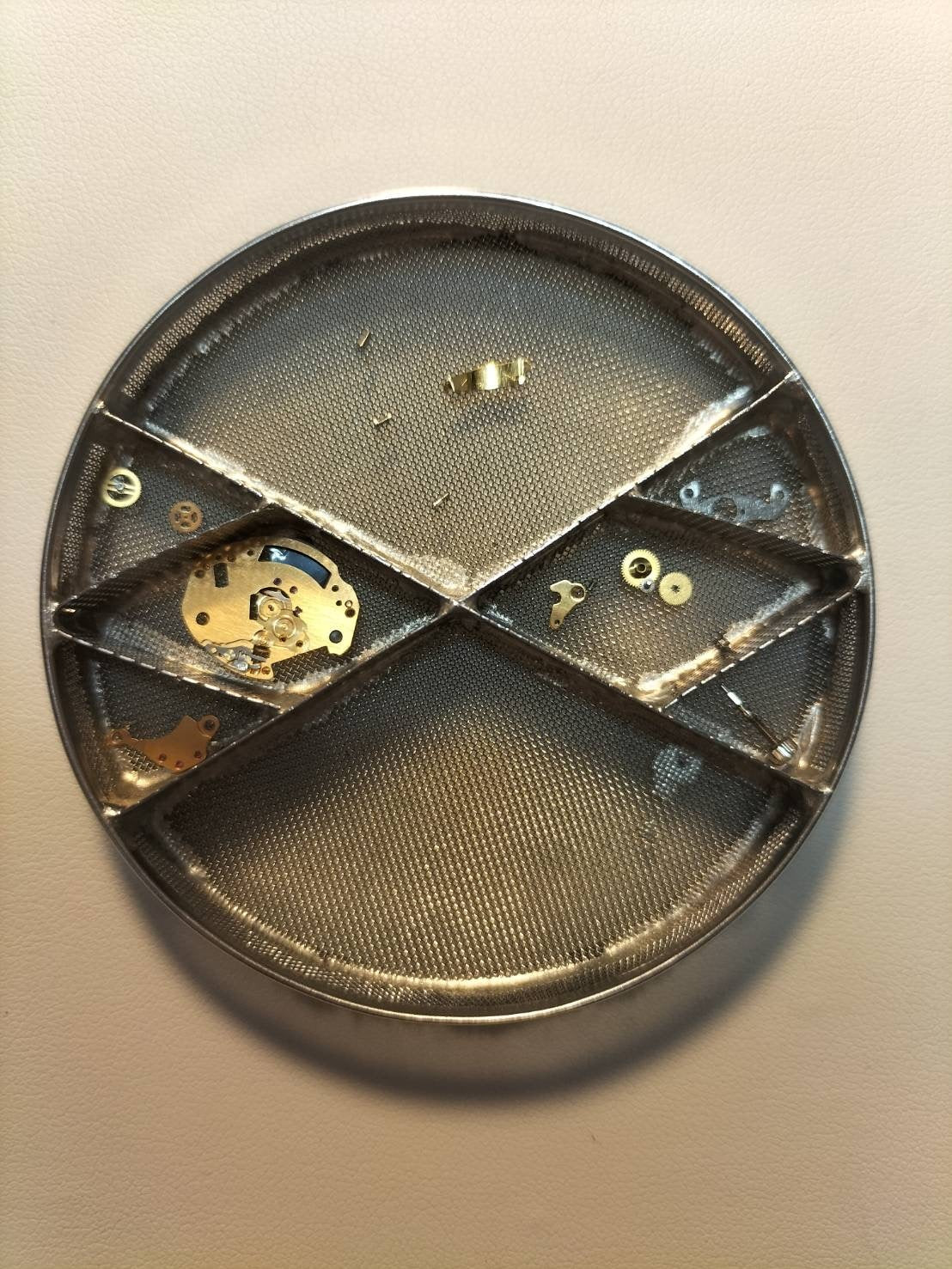 エルメス ラリー RA1.220 クォーツ Cal.976.001 SS/GP SS/GP ホワイト文字盤 オーバーホール済み