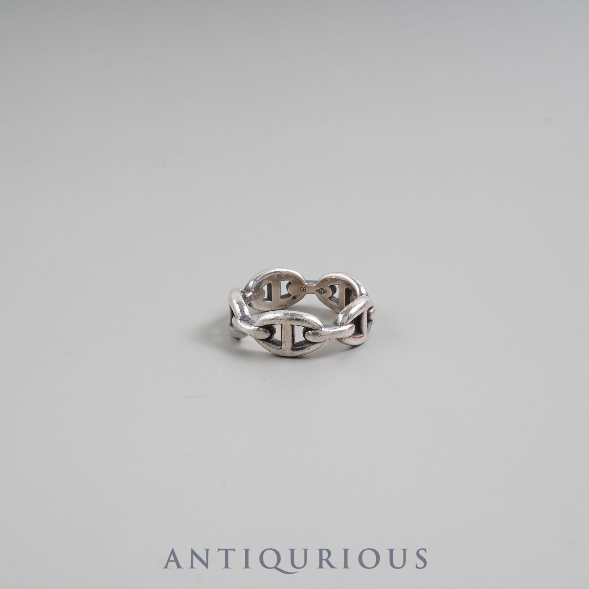 Hermes Ring Chaine d'Ancre Anchaine #56 SV925 Box