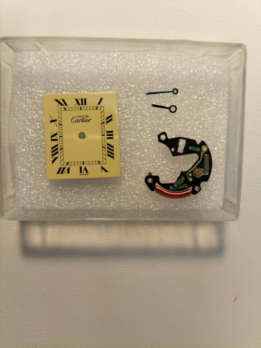 カルティエ マストタンク LM 590005 クォーツ Cal.90 SV925 革 純正ピンバックル(GP)アイボリーローマン文字盤(SWISS表記) 箱 冊子 保証書(無記載)オーバーホール済み