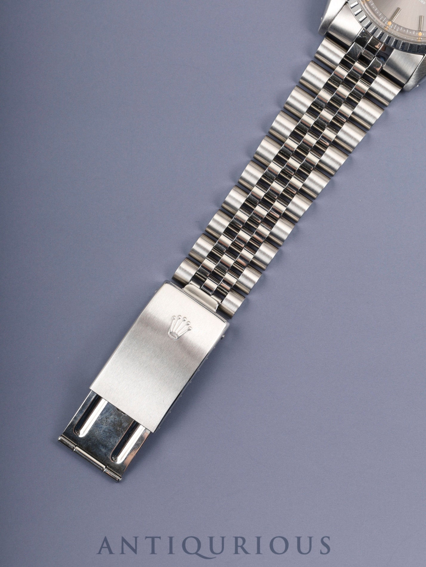 ロレックス デイトジャスト 1603 自動巻き Cal.1570 SS/SS SS グレー文字盤 3番(1972年)保証書 冊子 オーバーホール済み