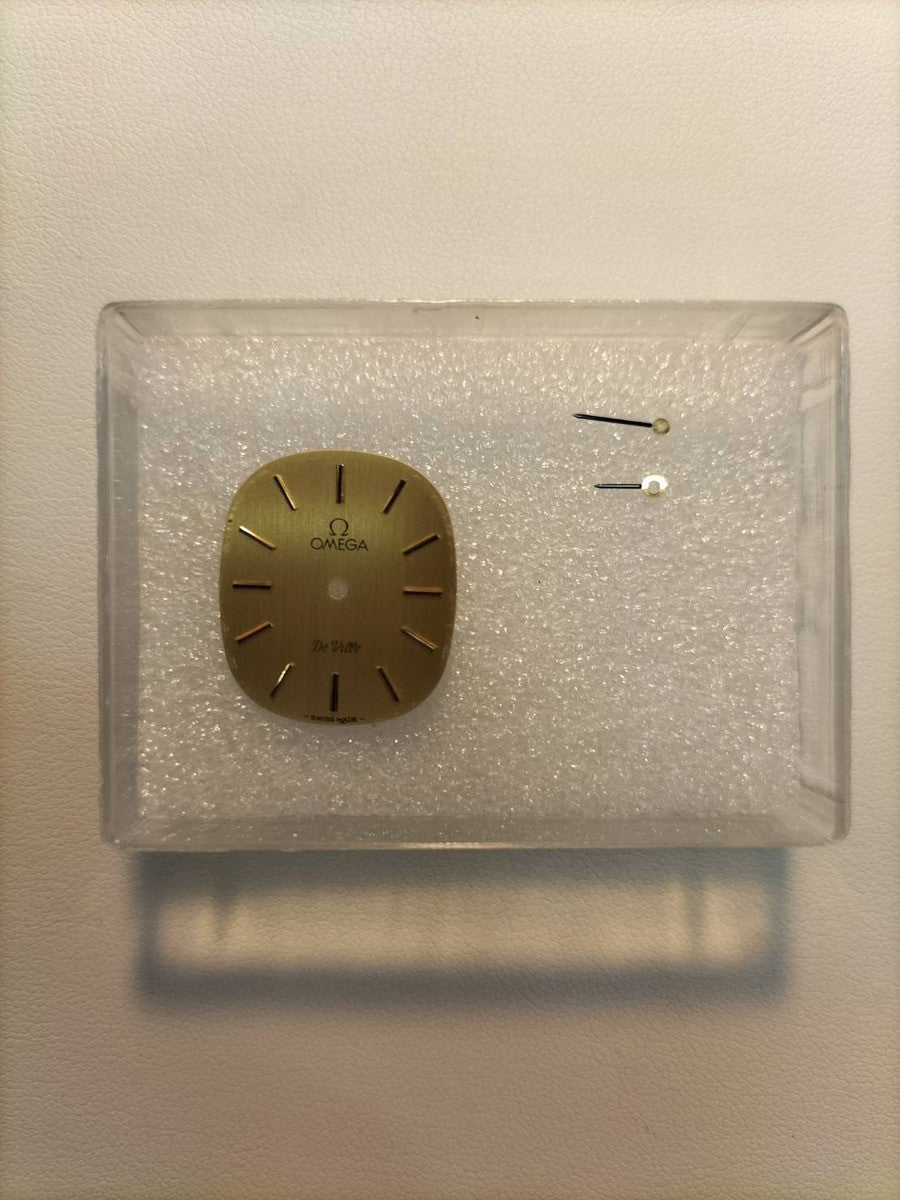 Omega De Ville manual winding Cal. 625 GP genuine leather strap genuine buckle (GP) gold dial overhauled