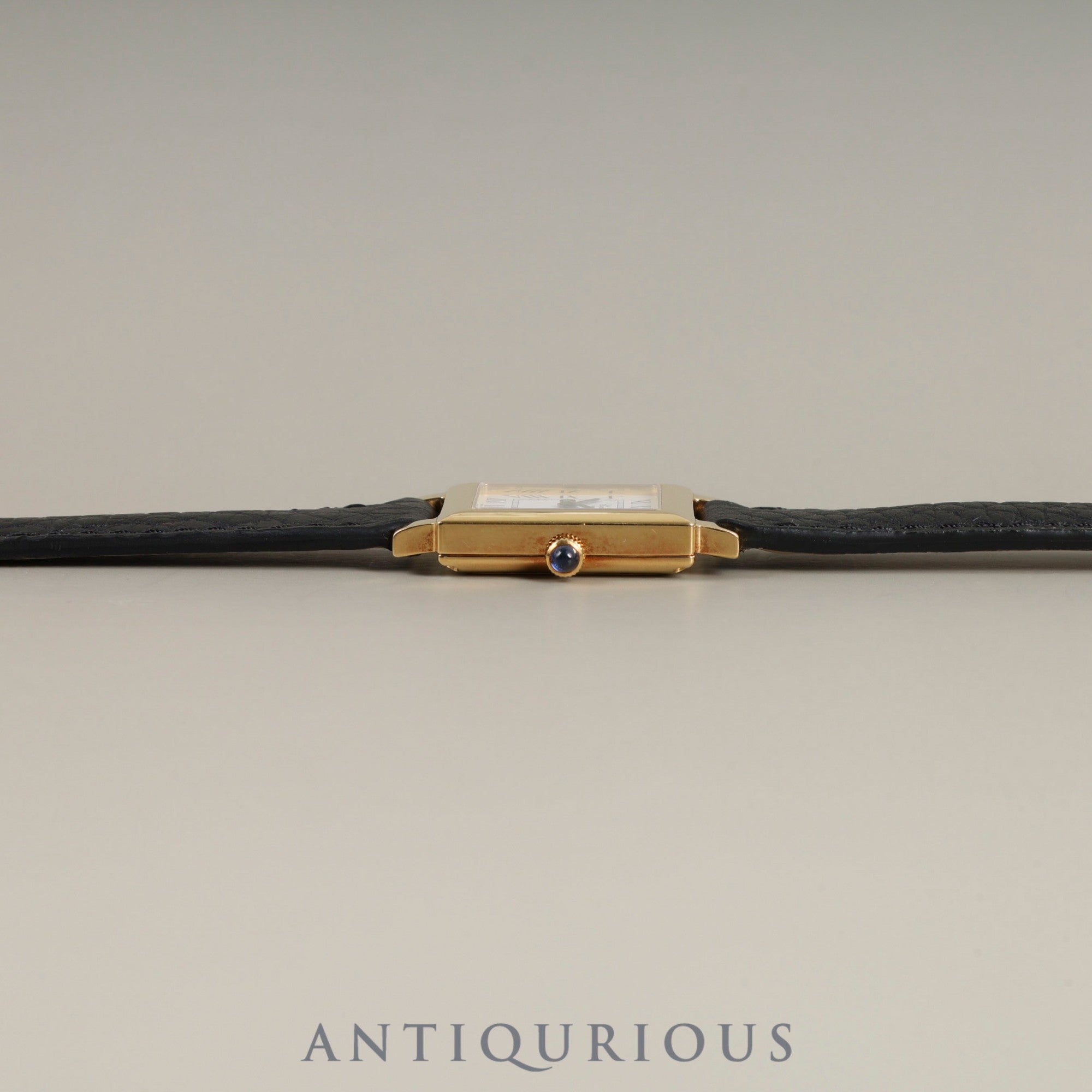 ショパール クラシック スクエア 127366 クォーツ Cal.976.001 750 カミーユ・フォルネ社製革ベルト 純正尾錠(GP) ホワイトローマン文字盤 箱 原産地証明書(2015年) 冊子 オーバーホール済み