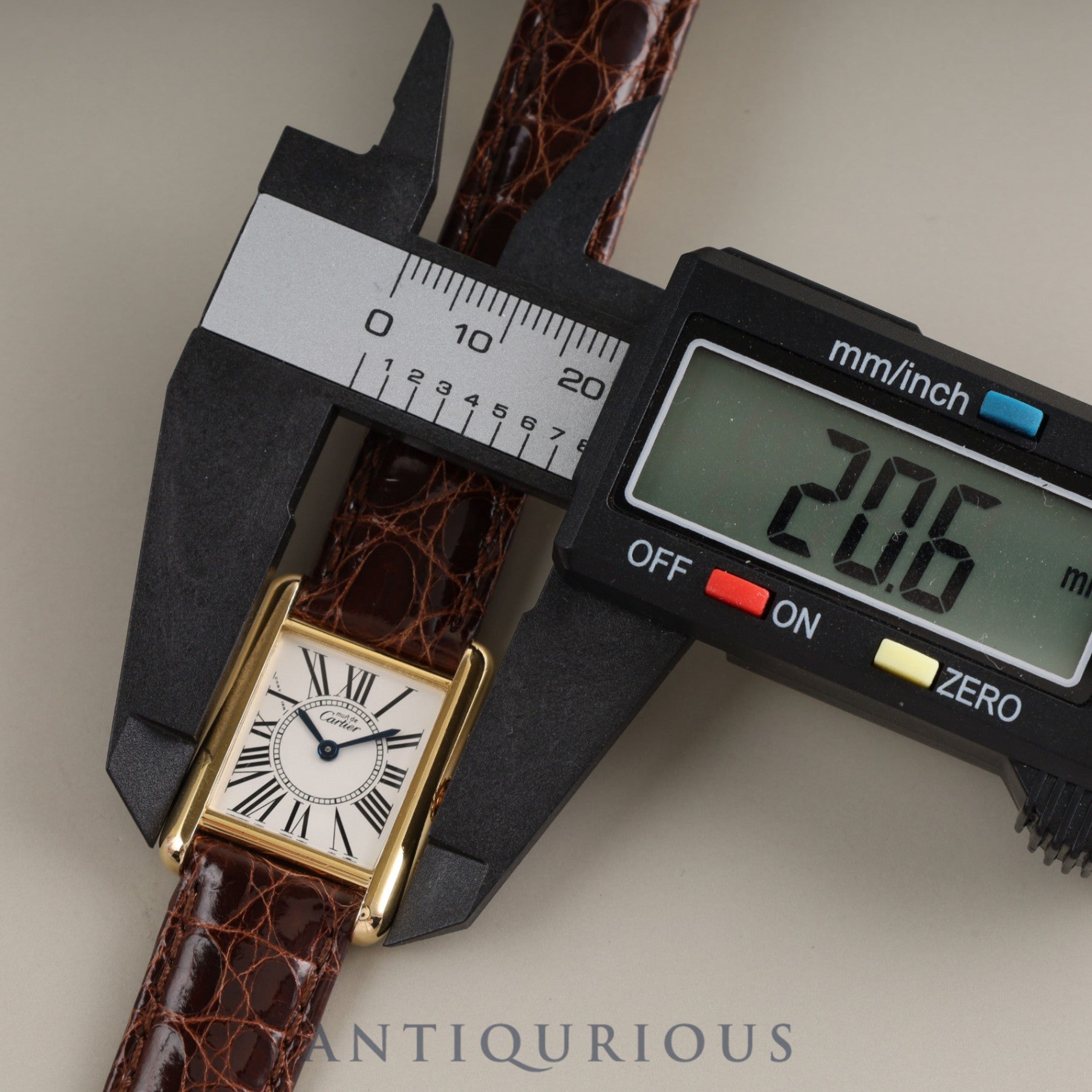 Cartier Must Tank SM QZ 1613 SV925 Genuine buckle Opalan dial Box and booklet Complete Cartier boutique service completed