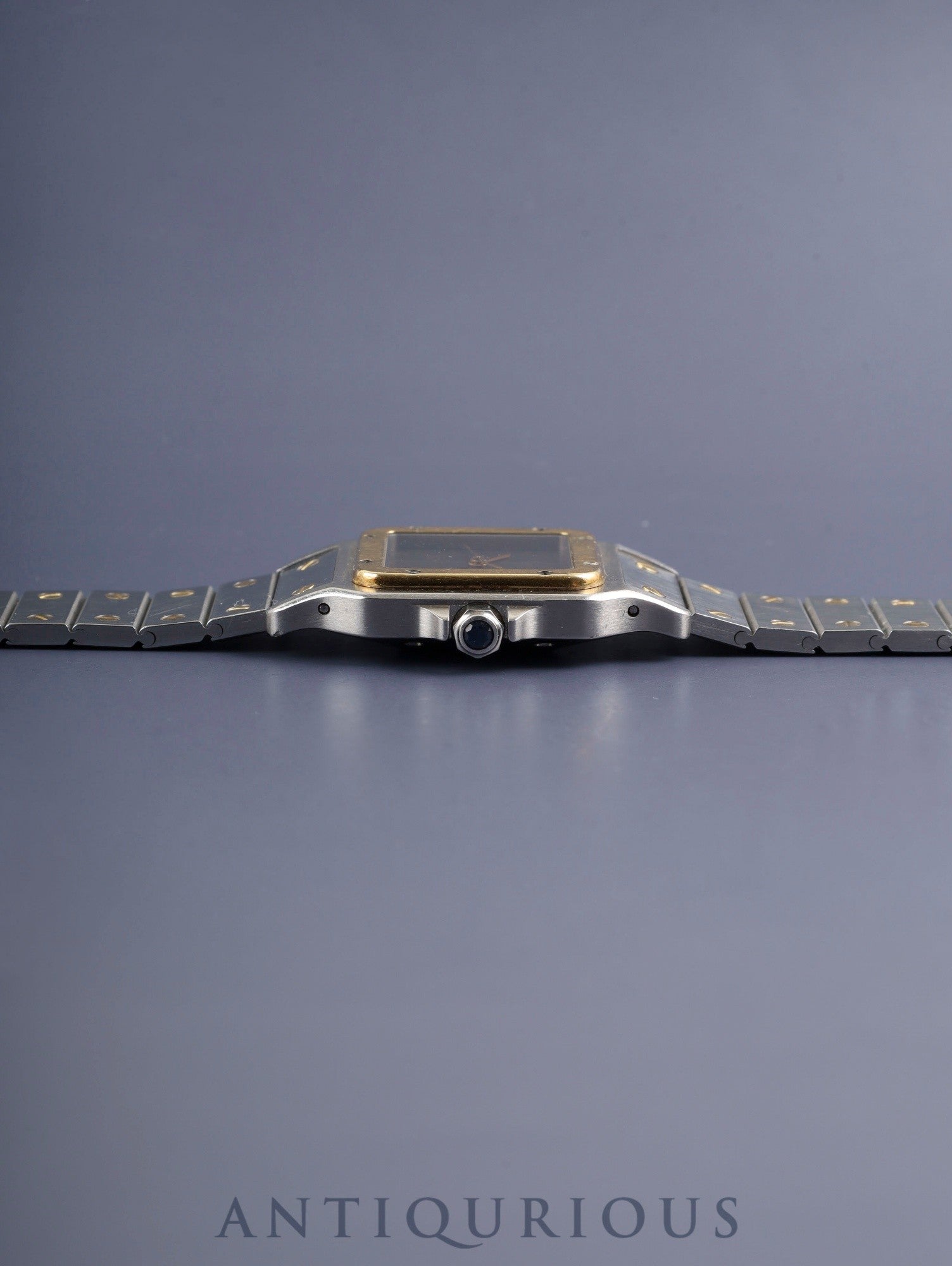 Cartier Santos Carrée LM 2961 Automatic Cal.2671 SS/YG SS/YG Ghost Gray Dial (SWISS marking) Overhauled
