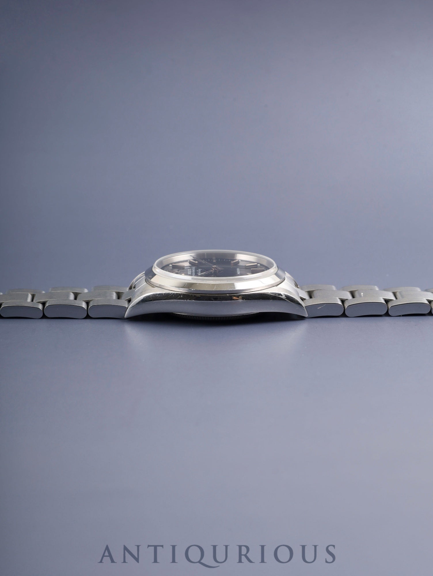 Rolex Air-King 14000 Automatic Cal. 3000 Stainless Steel Black Dial A Series (1998-1999) Box, Tag, Booklet, Overhauled