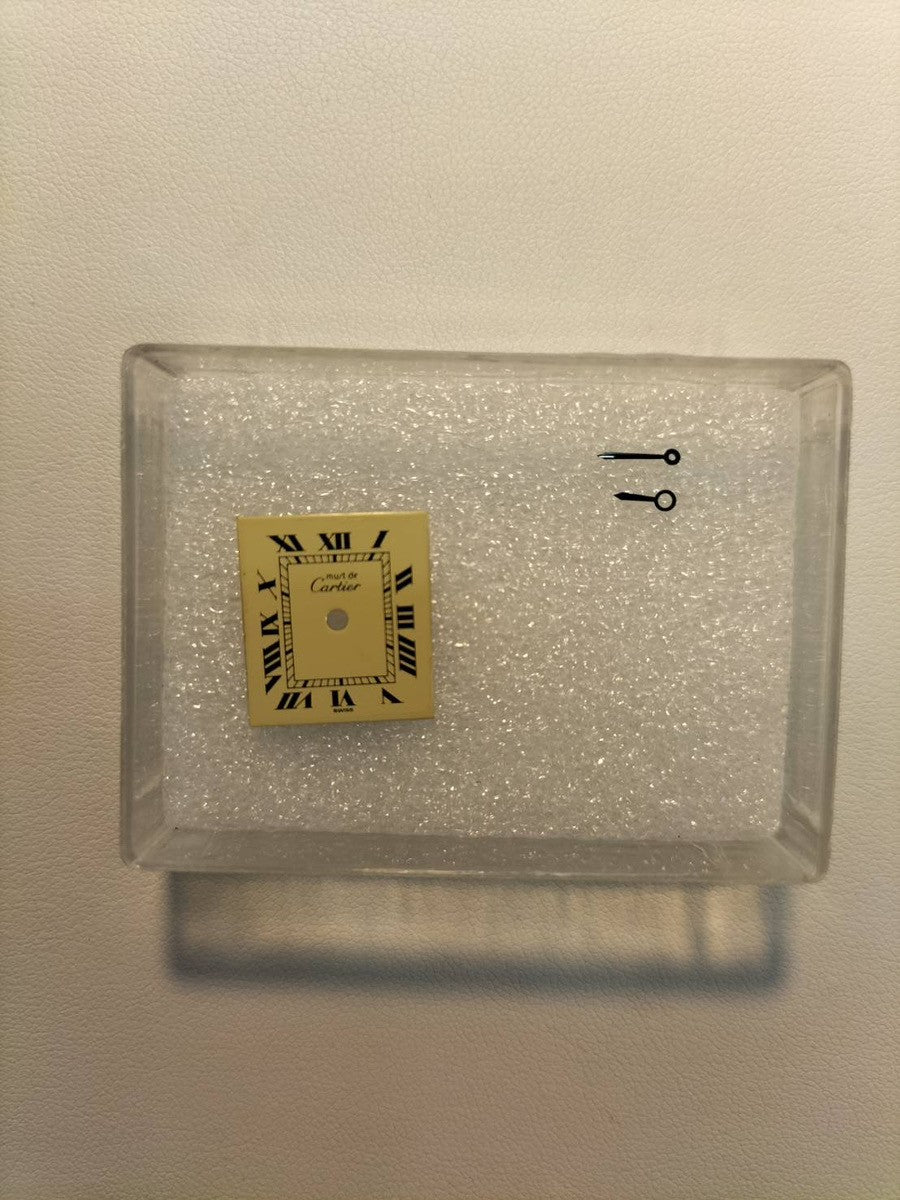 カルティエ マストタンク SM 手巻き Cal.78-1 SV925 純正革ベルト 純正尾錠(GP) アイボリーローマン文字盤 オーバーホール済み